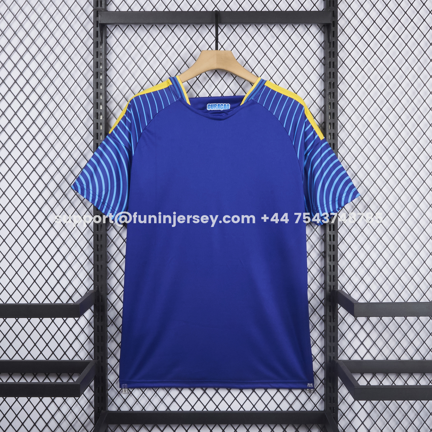 Funinjersey-Curaçao 2026 Home Blue Jersey - Fans Version