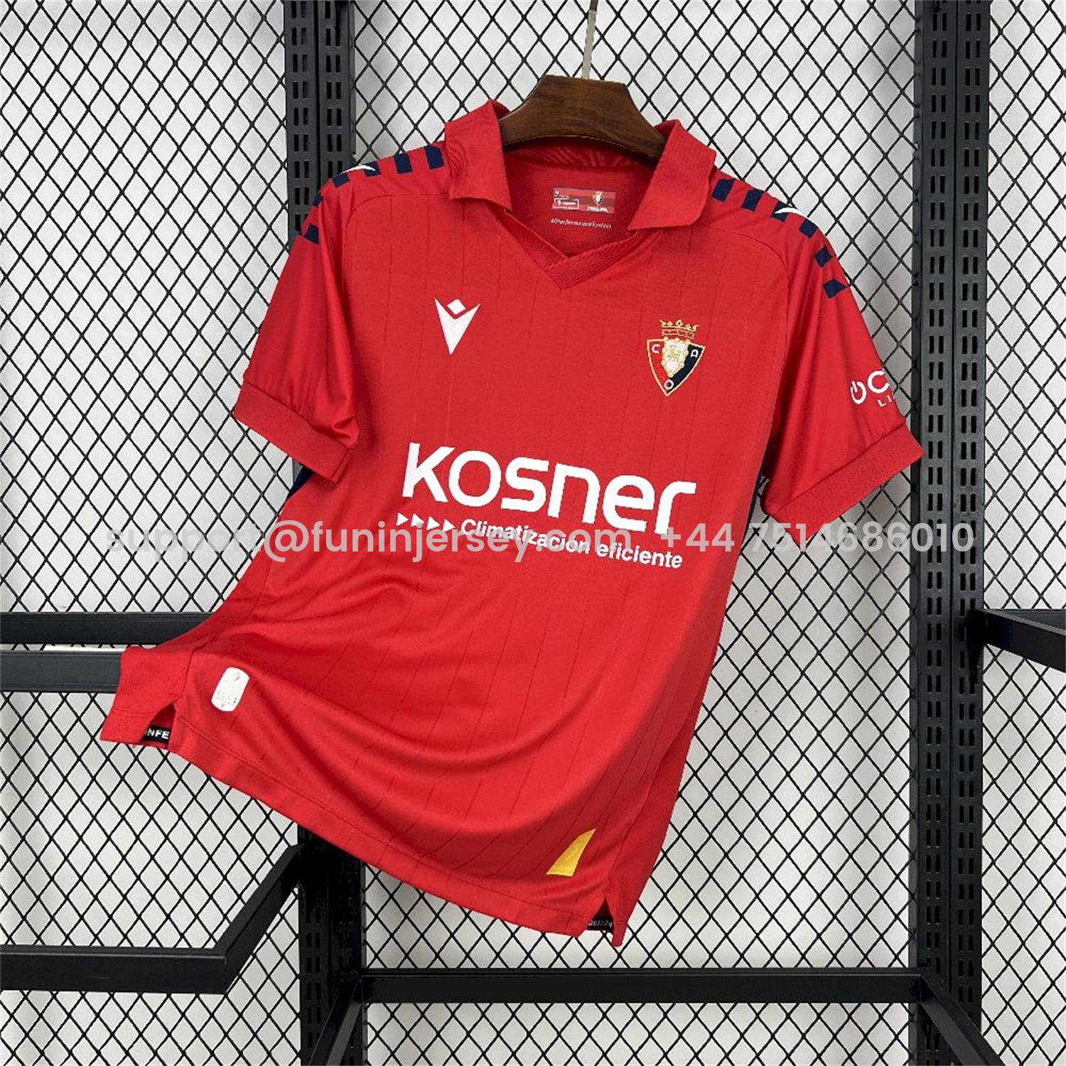 Funinjersey-Osasuna 25-26 Home Jersey - Fans Version