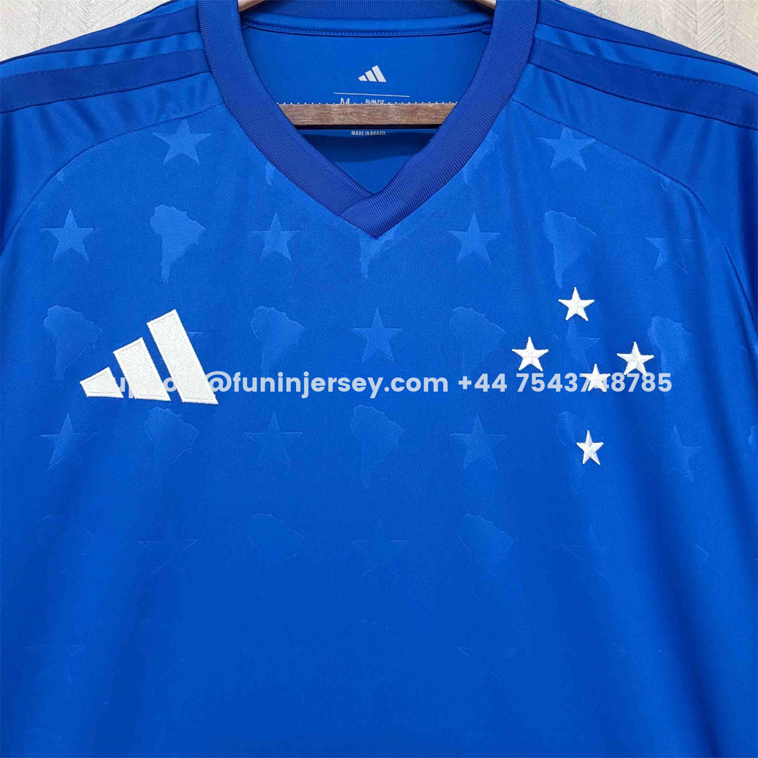 Funinjersey-Cruzeiro 26-27 Home Unsponsored Jersey - Fans Version