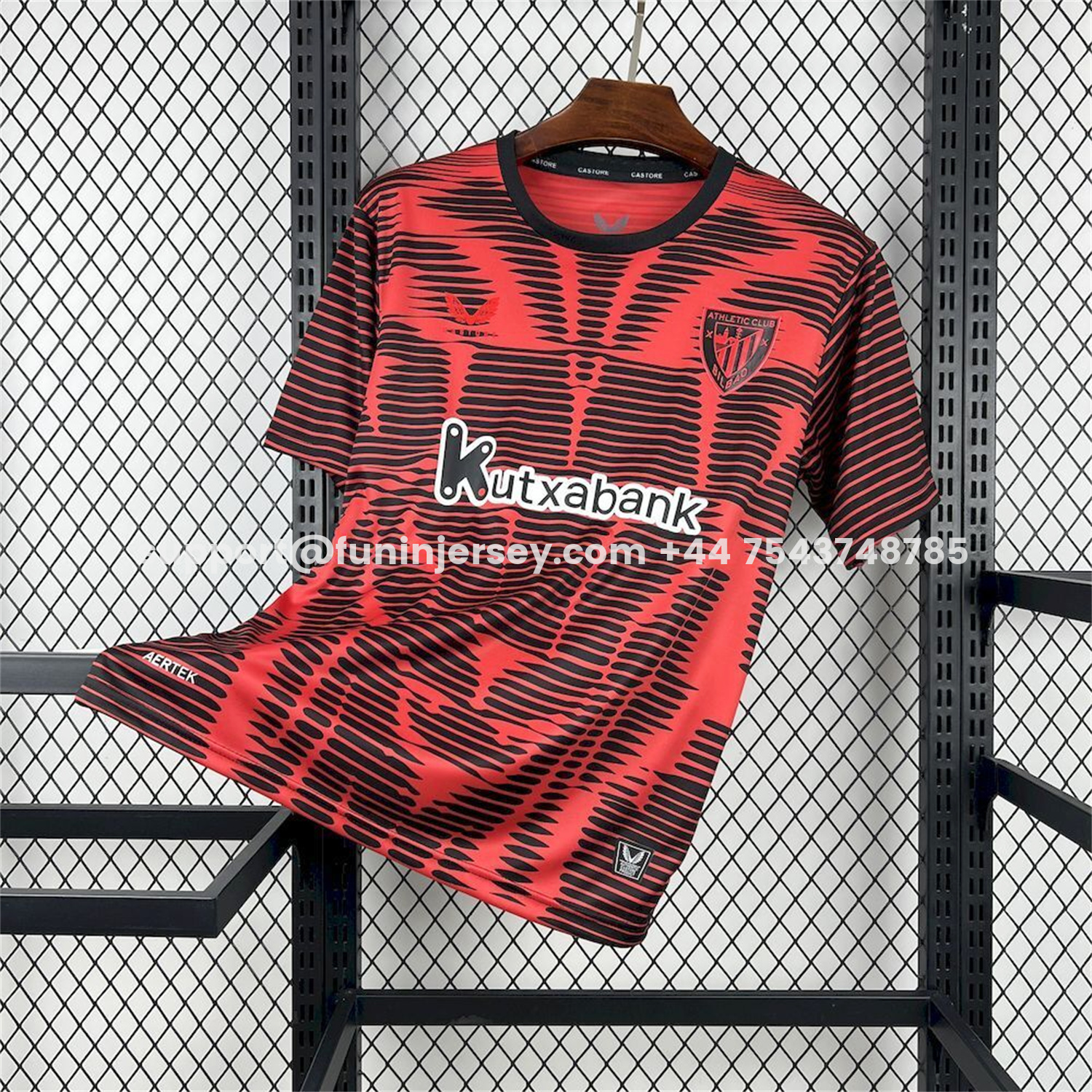 Funinjersey-Athletic Bilbao 25-26 Red Pre-Match Jersey - Fans Version