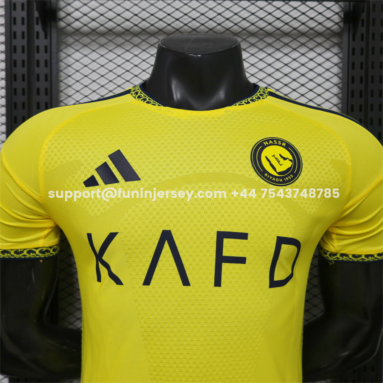 Funinjersey-Al Nassr Riyadh Victory 26-27 Home Jersey With Sponsors - Player Version