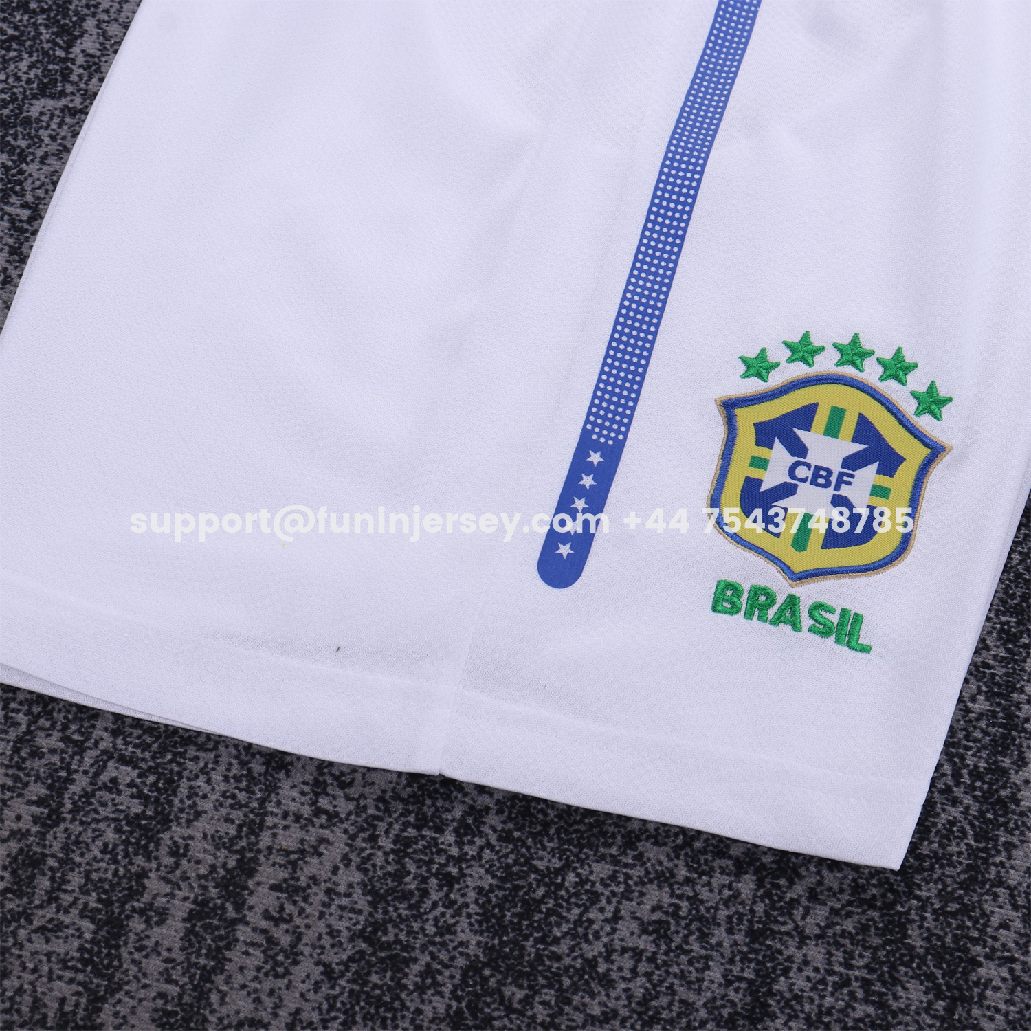 Funinjersey-Retro Brazil 2010 Away Kids Kit