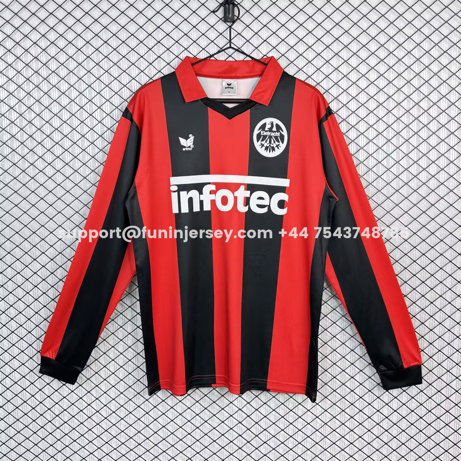 Funinjersey-Retro Frankfurt 1983-84 Home Long Sleeves Jersey