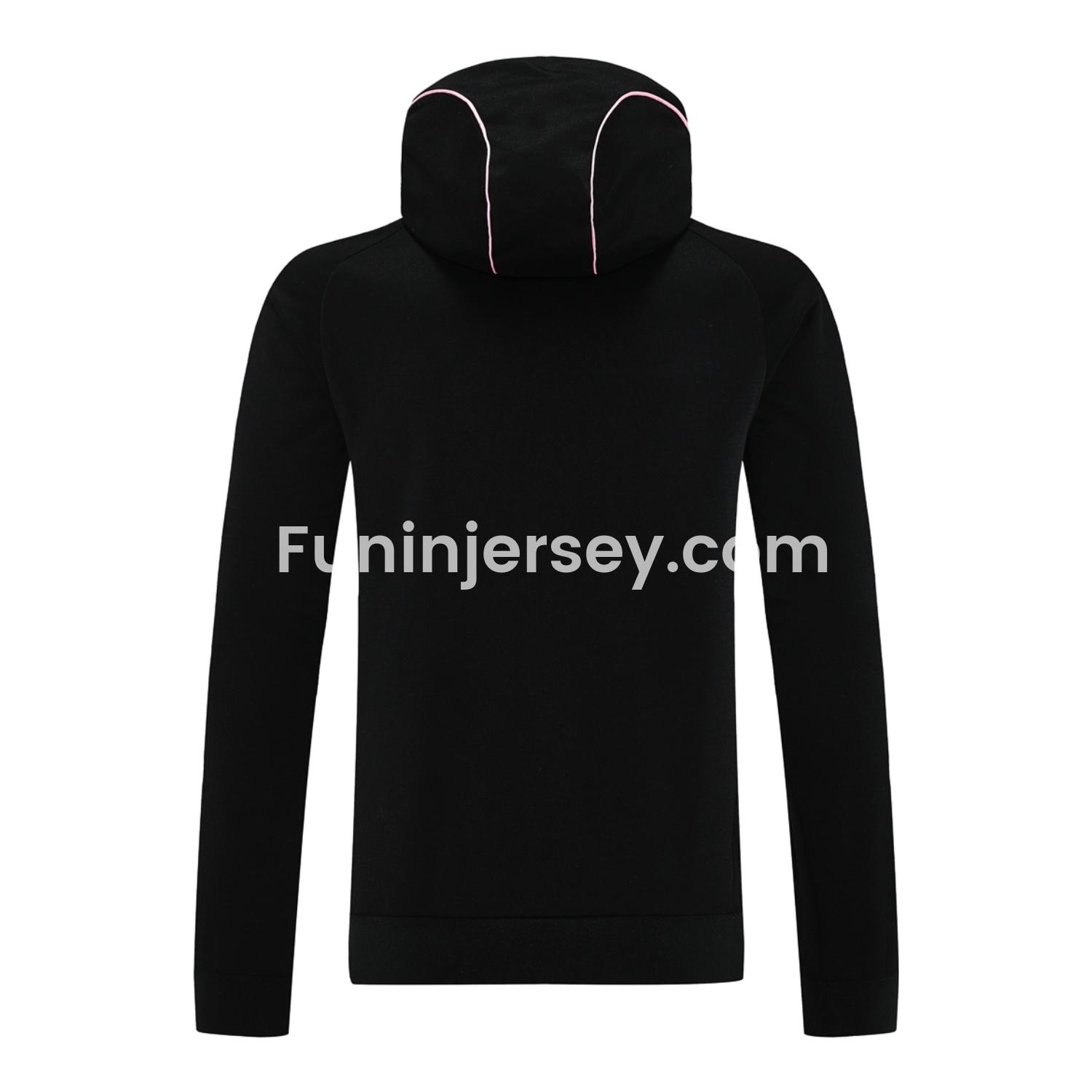 Funinjersey-INT M.A.M 25-26 Long Sleeves Training Hoodie Set - Black Hoodie + Pants