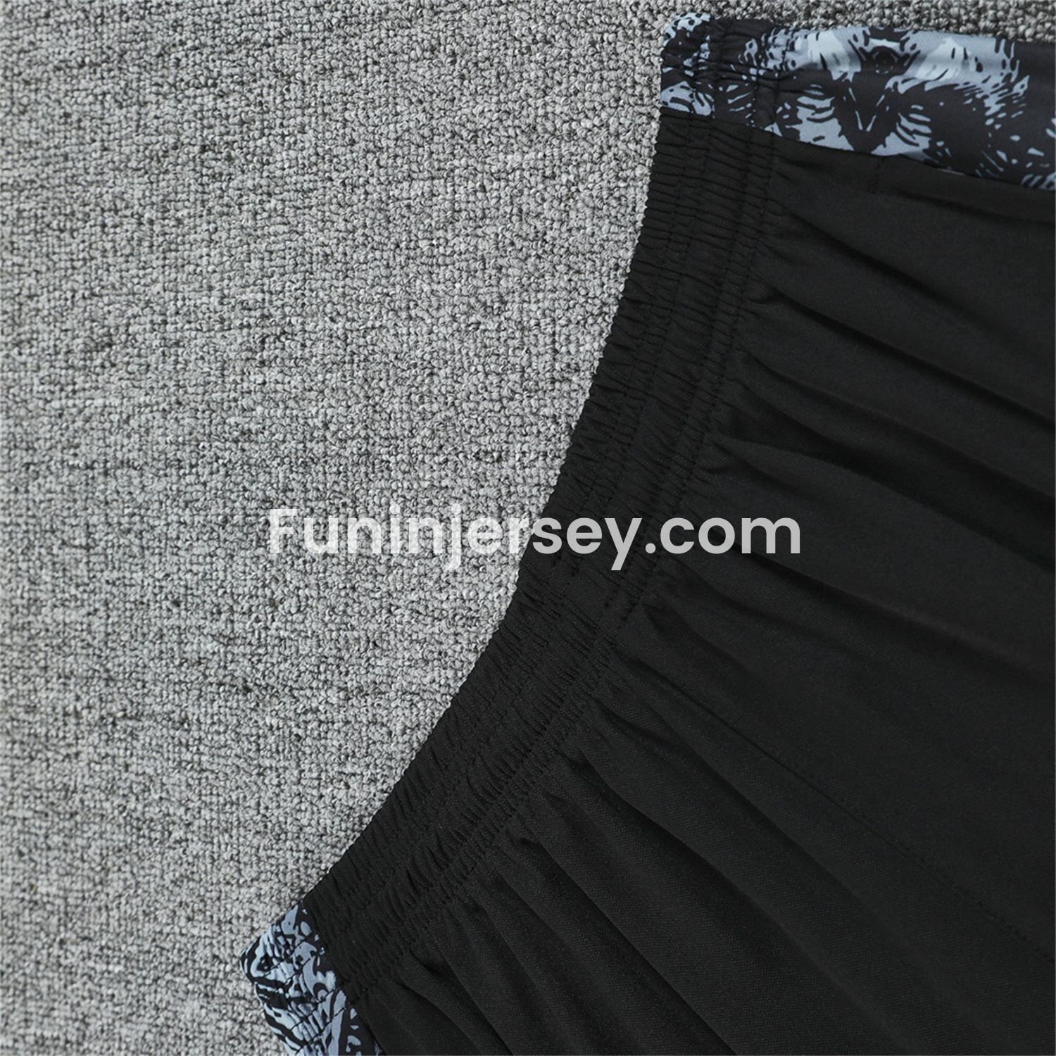 Funinjersey-Brazil 25-26 White Jesus Statue Short-Sleeve Training Set - White Top & Black Shorts