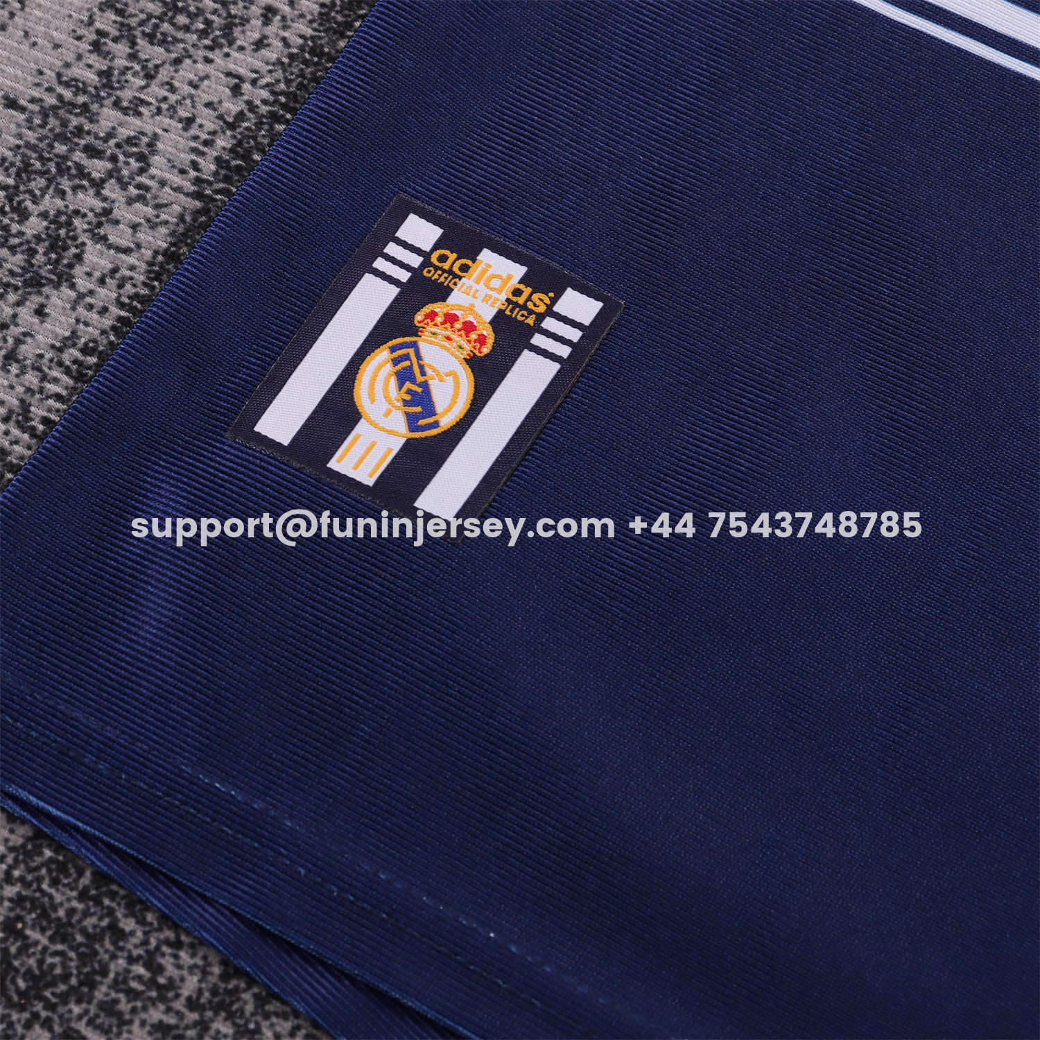 Funinjersey-Retro Real Madrid 1998-99 Away Kids Kit