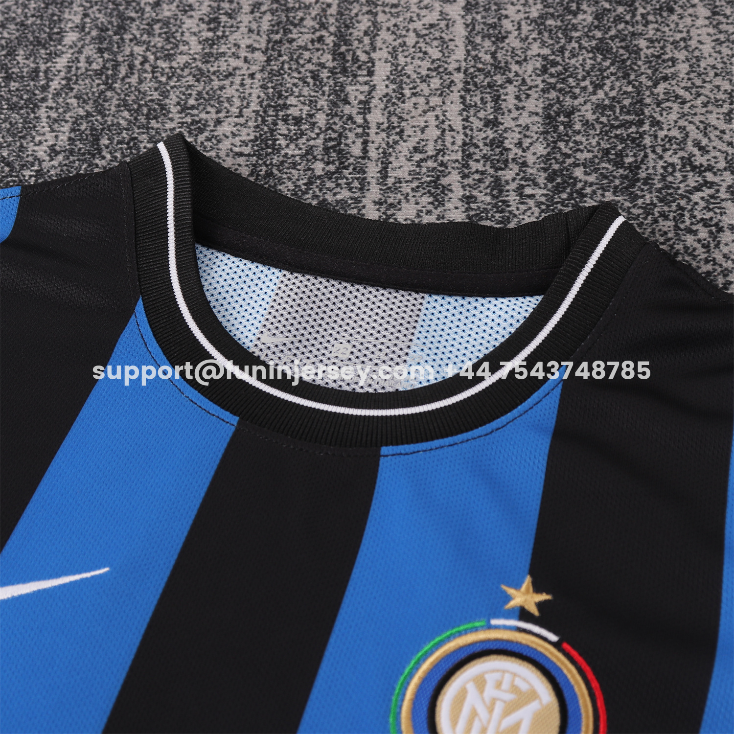 Funinjersey-Retro Inter Milan 2010-11 Home Kids Kit
