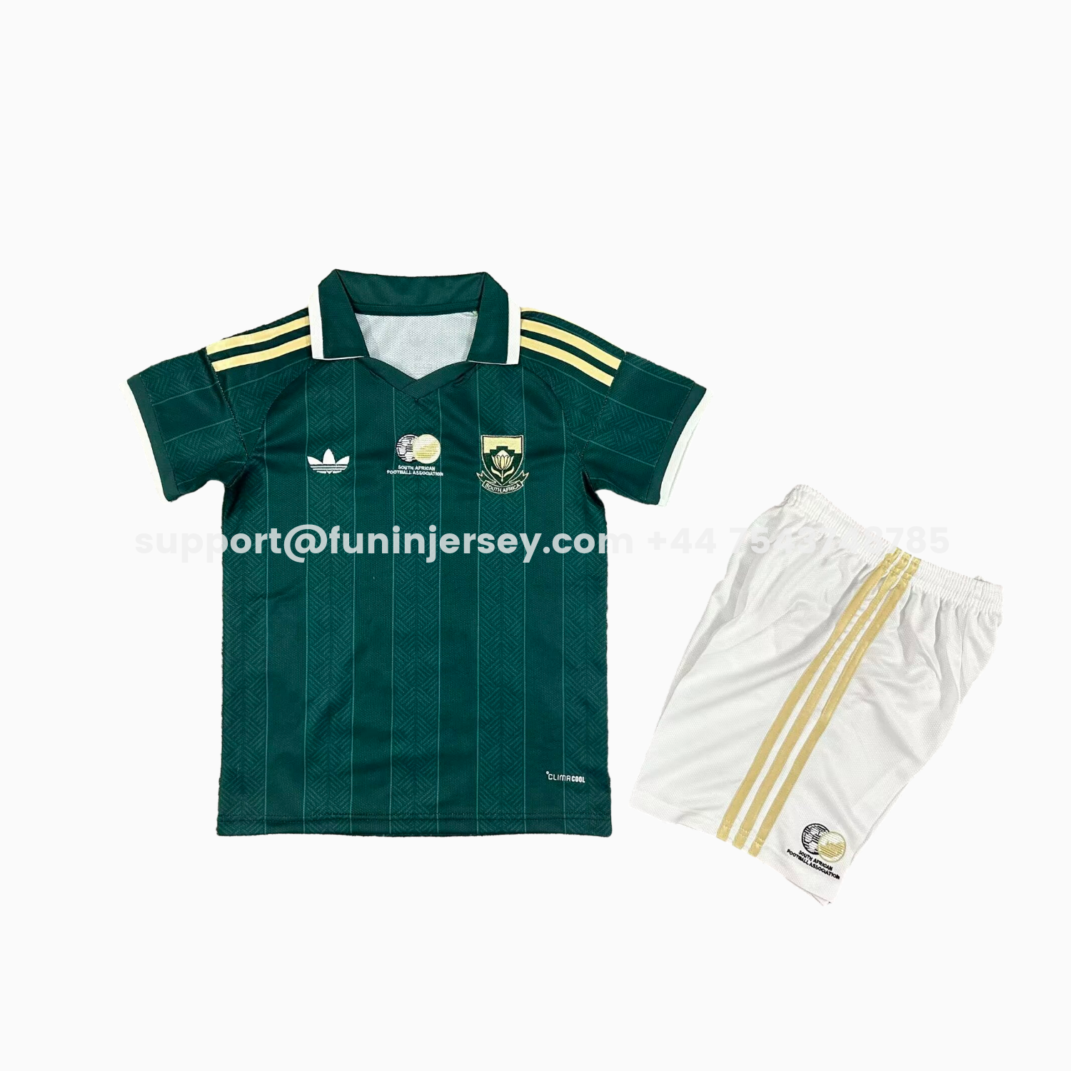 Funinjersey-South Africa 2026 Away Kids Kit
