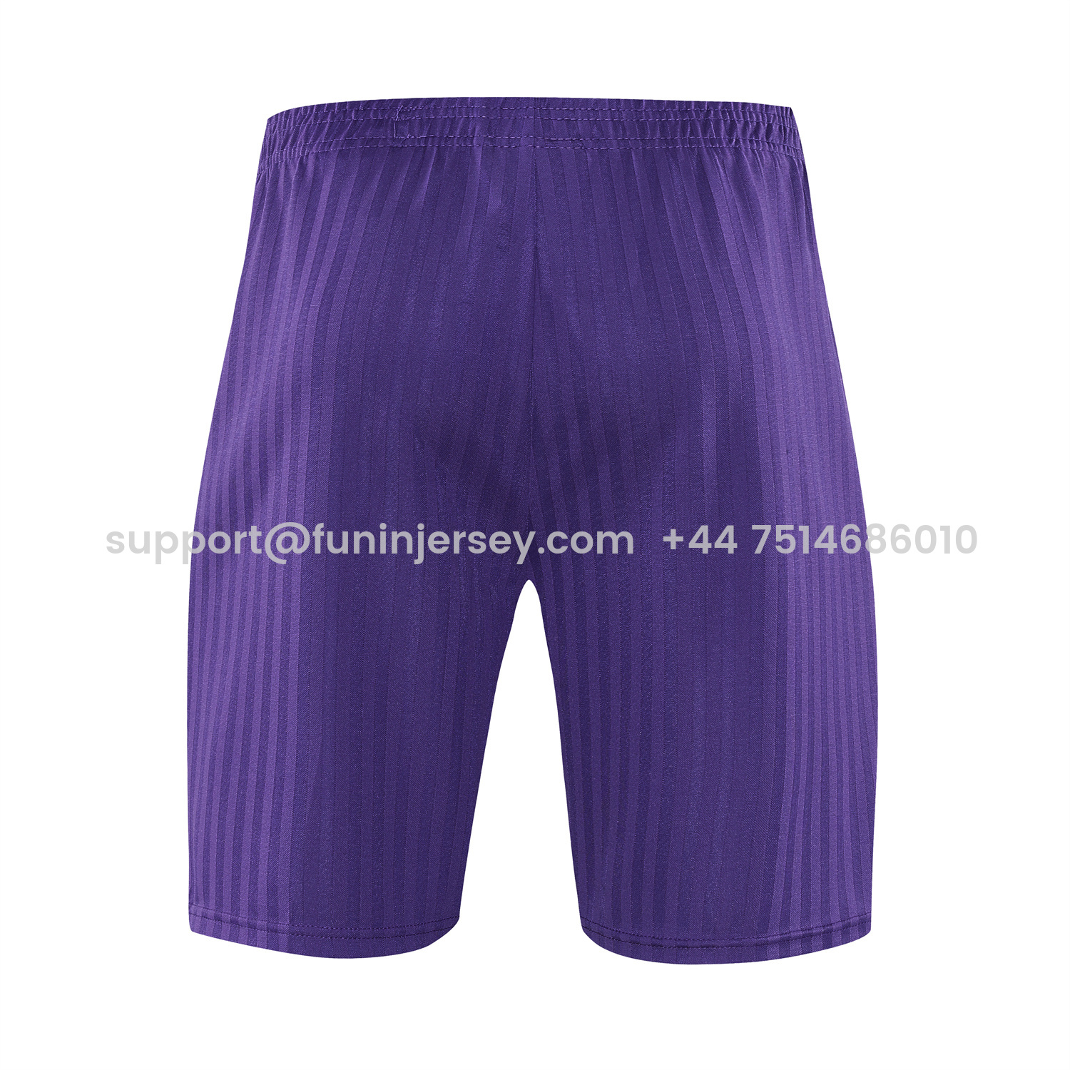 Funinjersey-Real Madrid 25-26 Vest Training Set - Pure White Vest & Purple Shorts