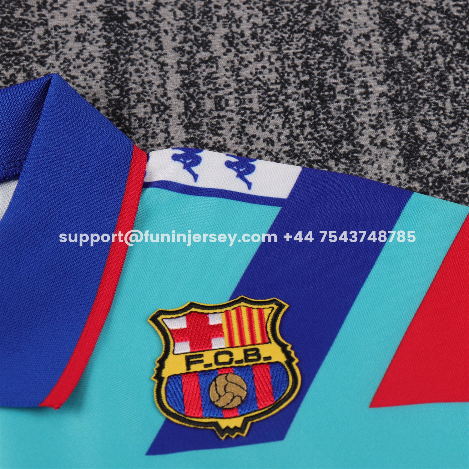 Funinjersey-Retro Barcelona 1992-95 Away Kids Kit