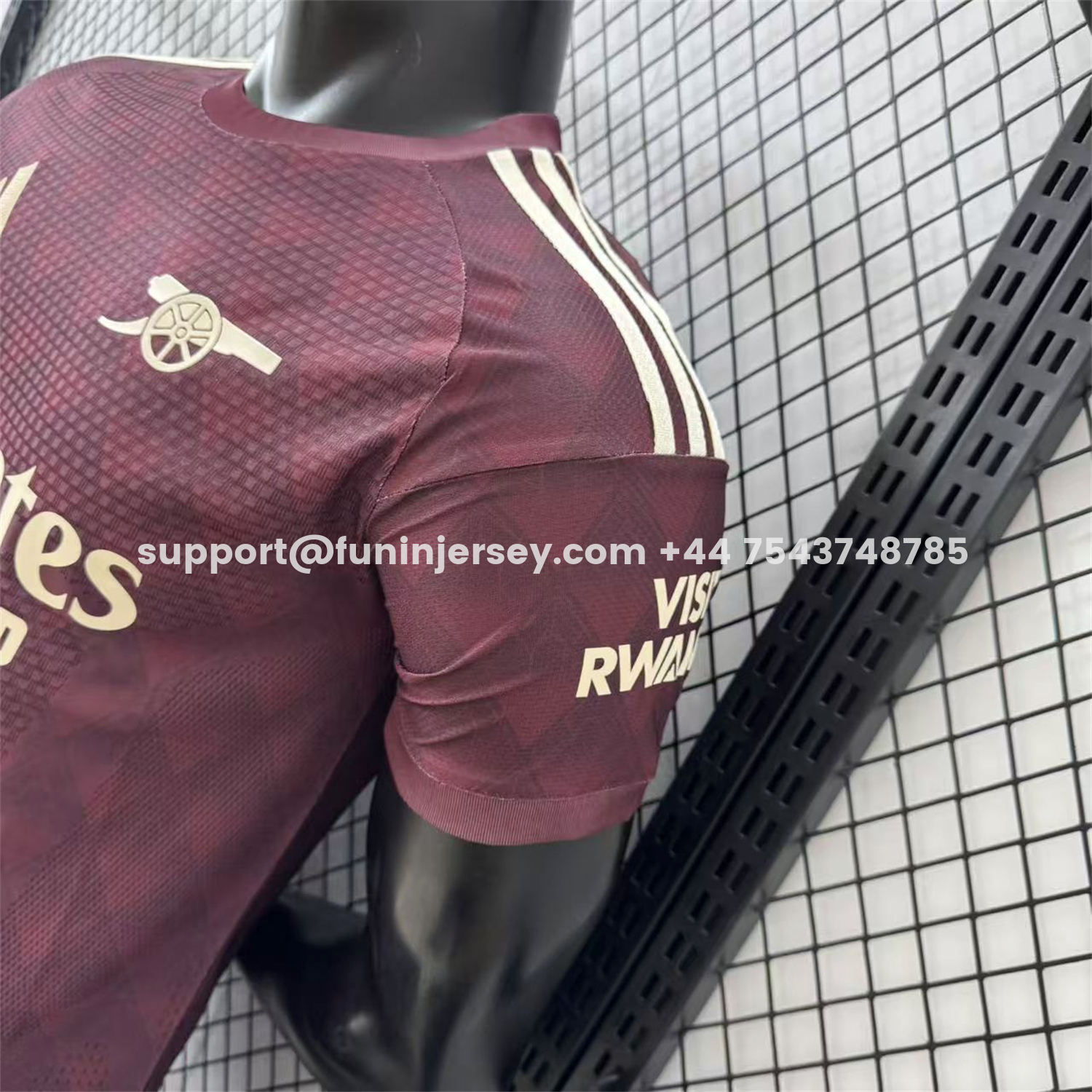 Funinjersey-Arsenal 26-27 Yellow Sponsors Wine Red Special Jersey - Player Version