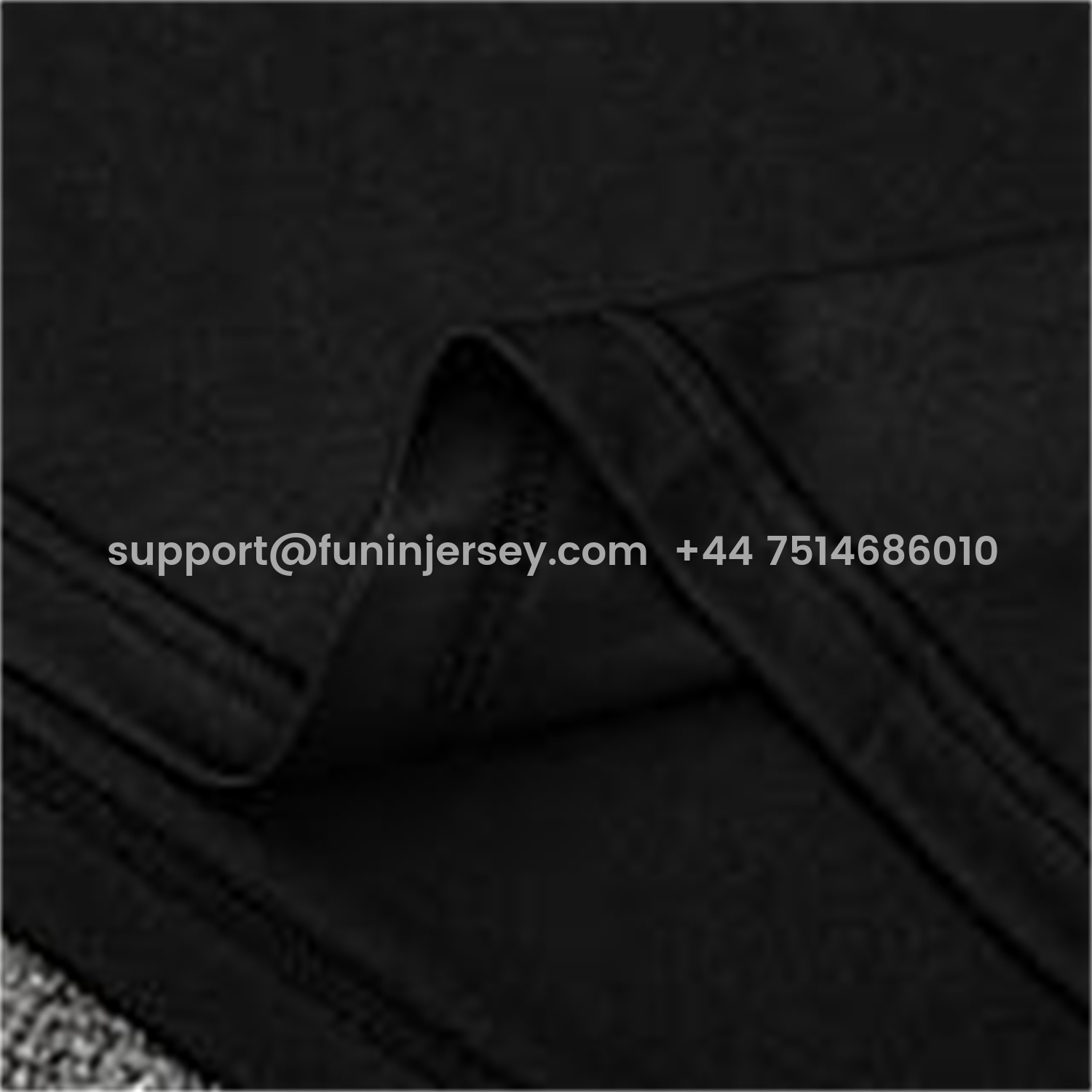 Funinjersey-Real Madrid 25-26 Short-Sleeve Training Set - Light Grey Stripes Black Top & Black Shorts