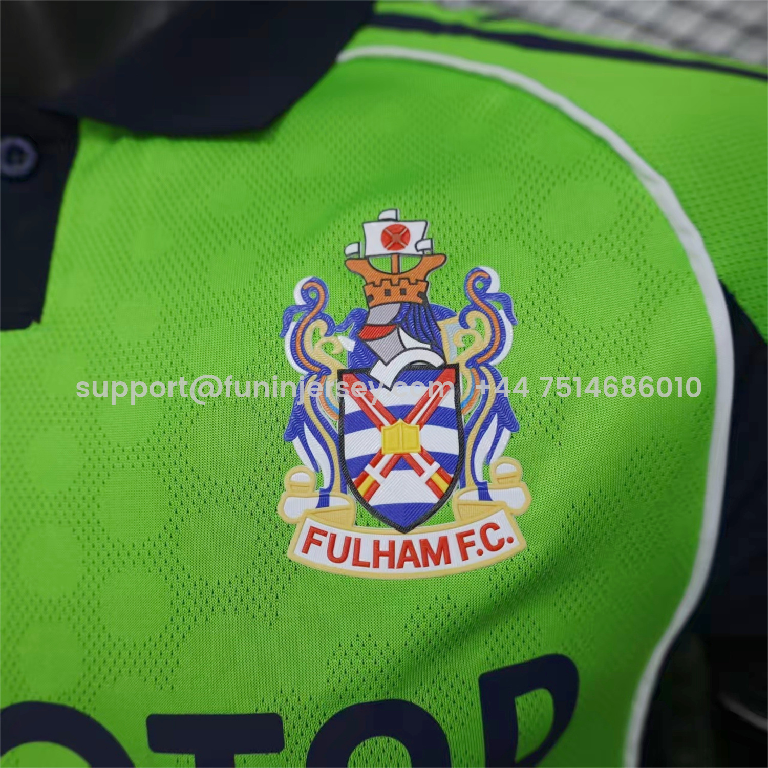 Funinjersey-Fulham 25-26 Away Green Jersey - Player Version