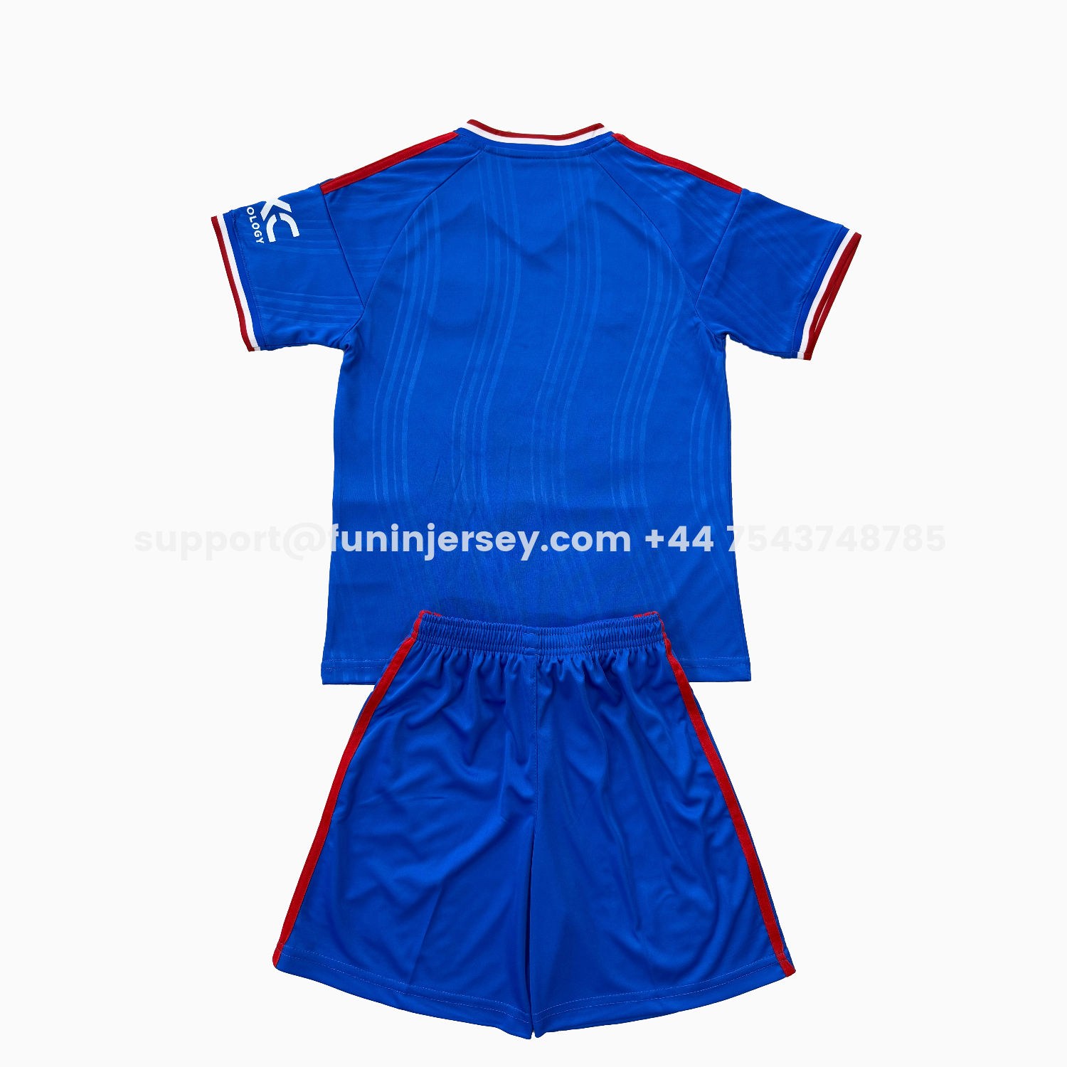 Funinjersey-Manchester United 26-27 Snapdragon Blue Special Men's Adult Jersey Set - Fans Version