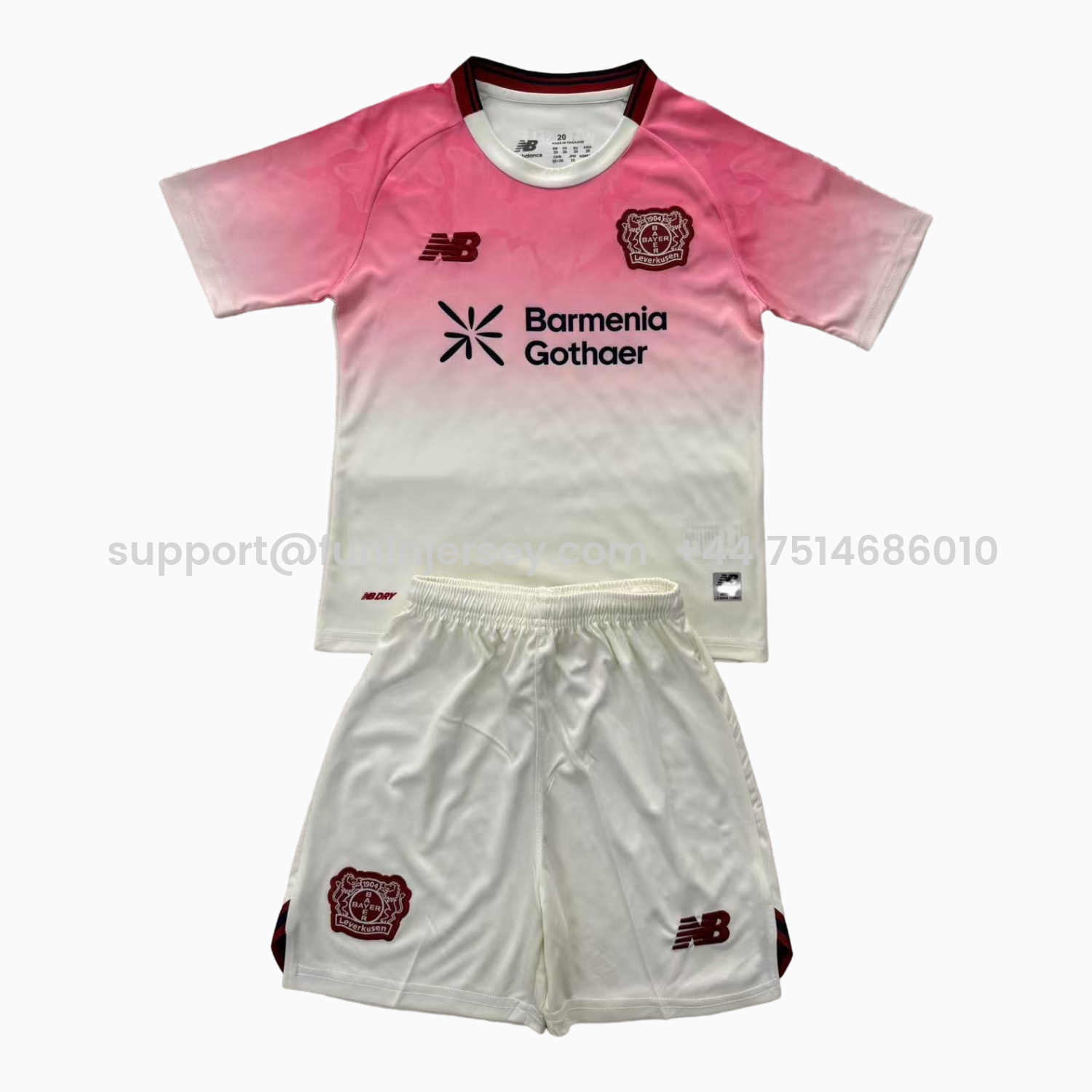 Funinjersey-Bayer 04 Leverkusen 25-26 Away Men's Adult Jersey Set - Fans Version