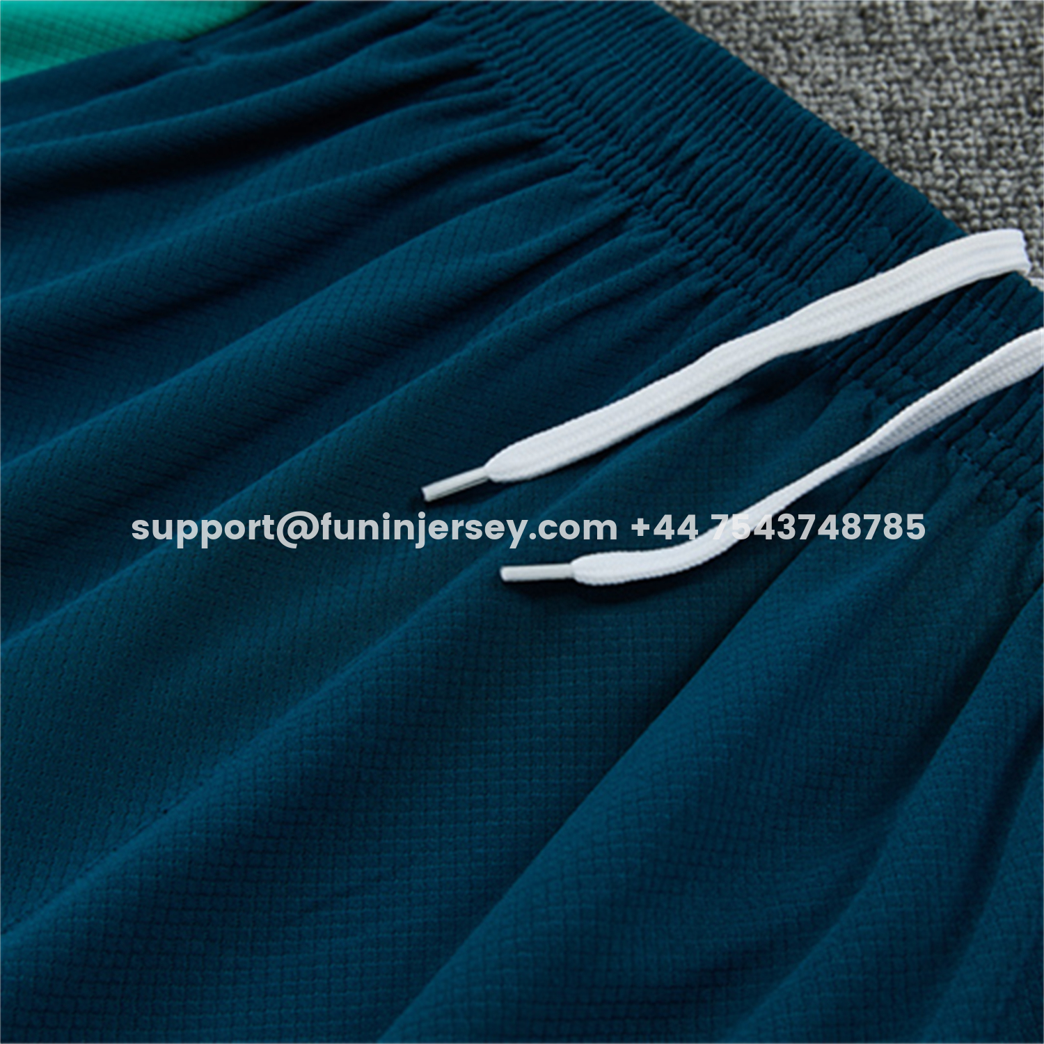 Funinjersey-Portugal 2026 Short-Sleeve Training Set - Colors Top & Dark Blue With Red Stripe Pants