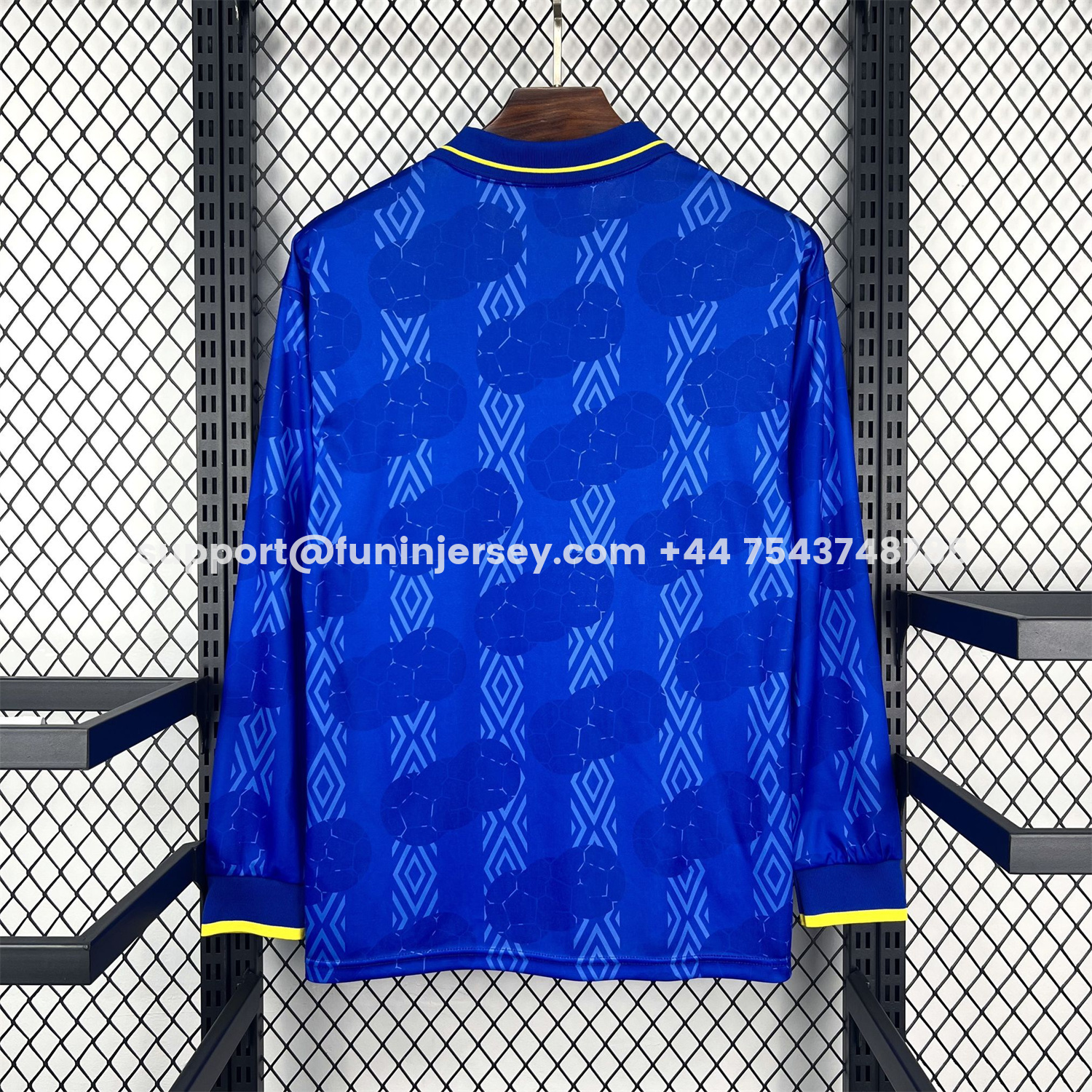 Funinjersey-Retro Colombia 1994 Away Long Sleeves Jersey