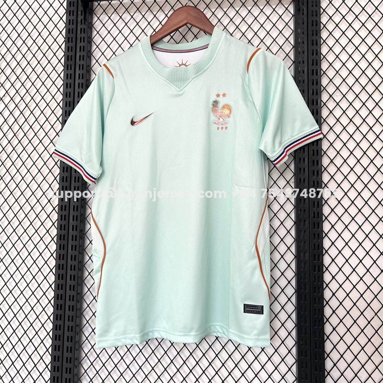 Funinjersey-France 2026 Away Mint Green Jersey - Fans Version