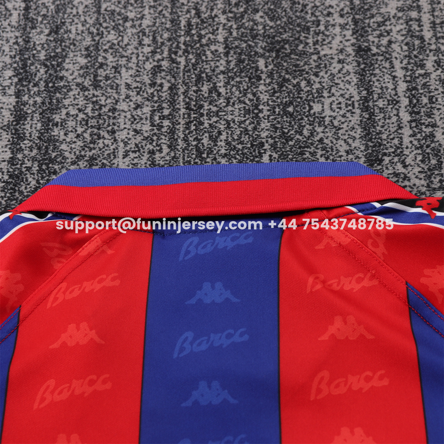 Funinjersey-Retro Barcelona 1996-97 Home Kids Kit