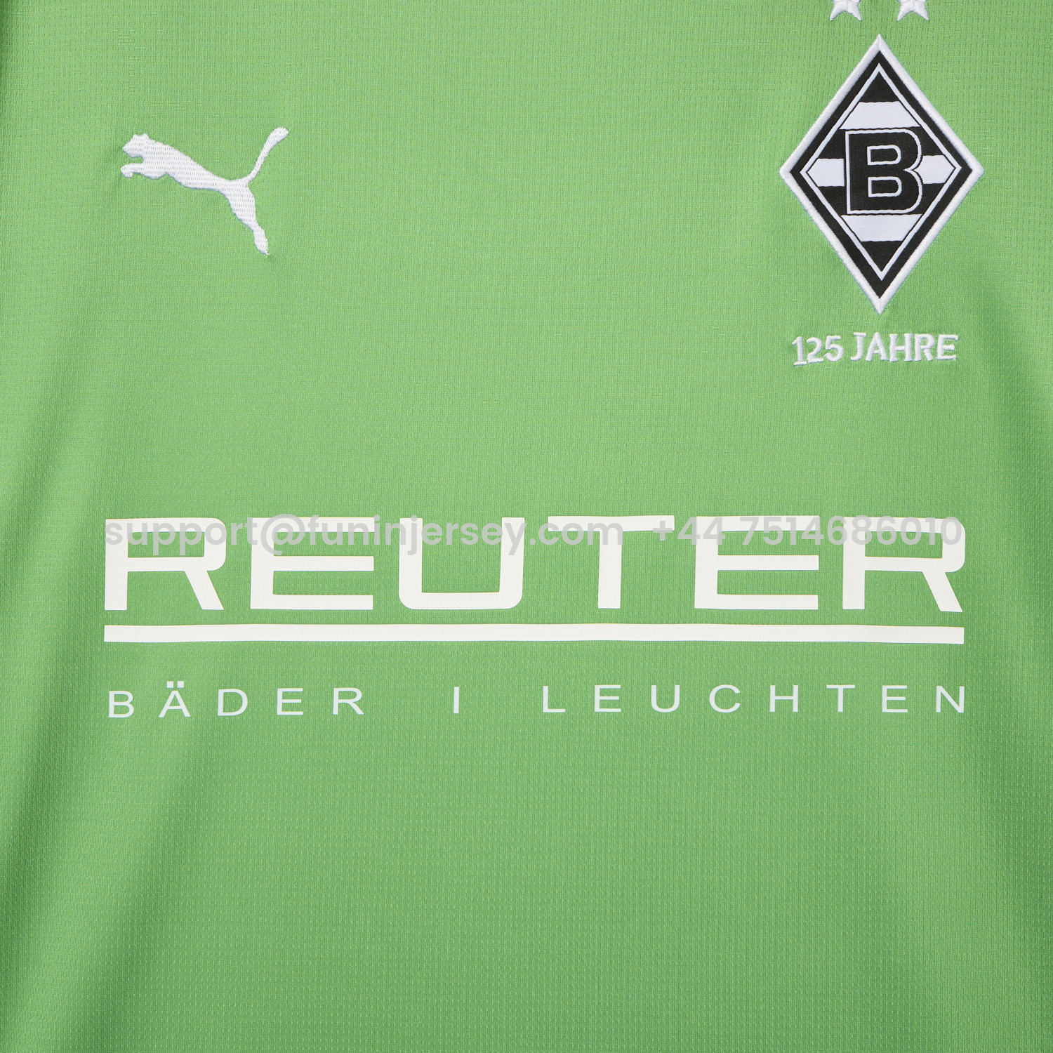 Funinjersey-Borussia Mönchengladbach 25-26 Away Jersey - Fans Version