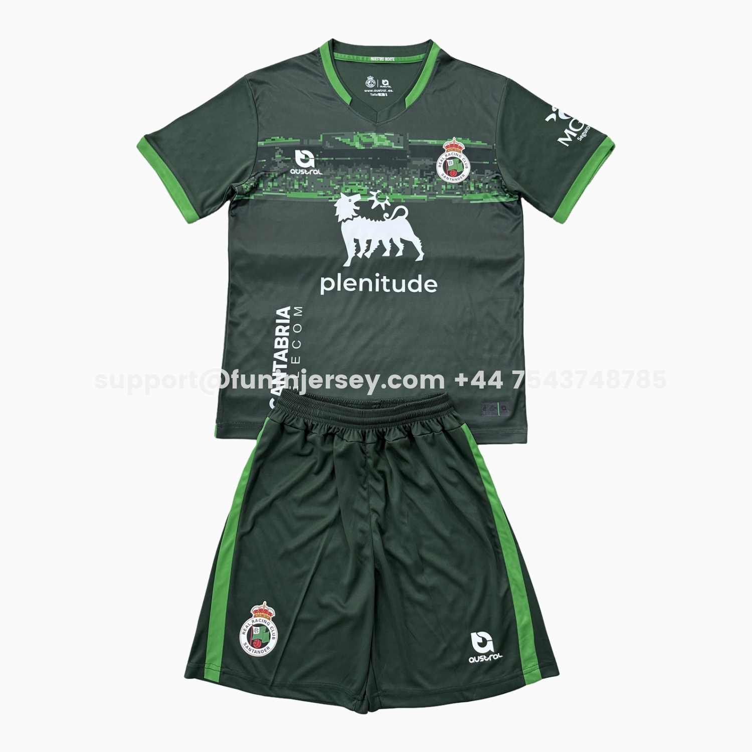 Funinjersey-Racing de Santander 25-26 Away Men's Adult Jersey Set - Fans Version