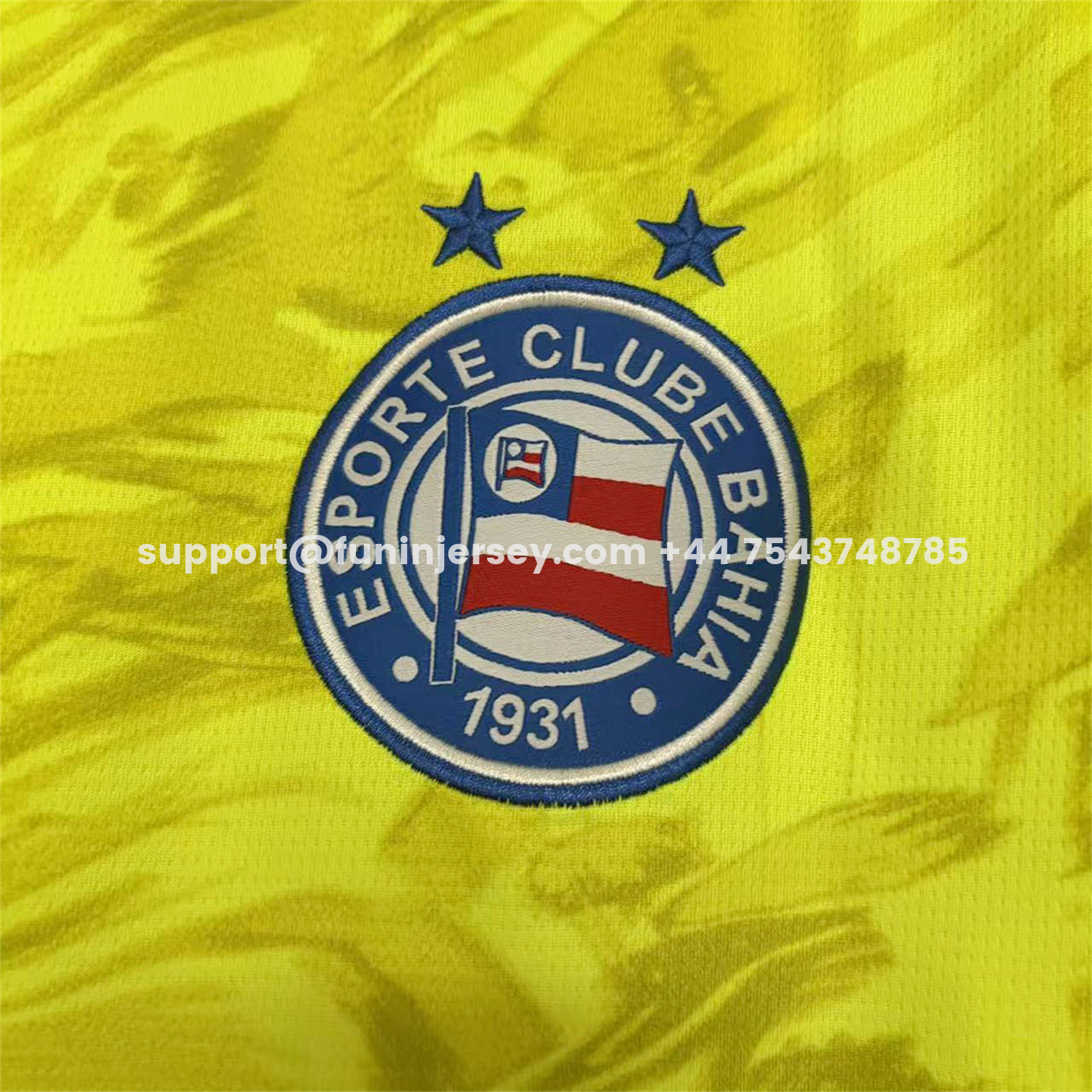 Funinjersey-Bahia 26-27 Yellow Goalkeeper Jersey - Fans Version