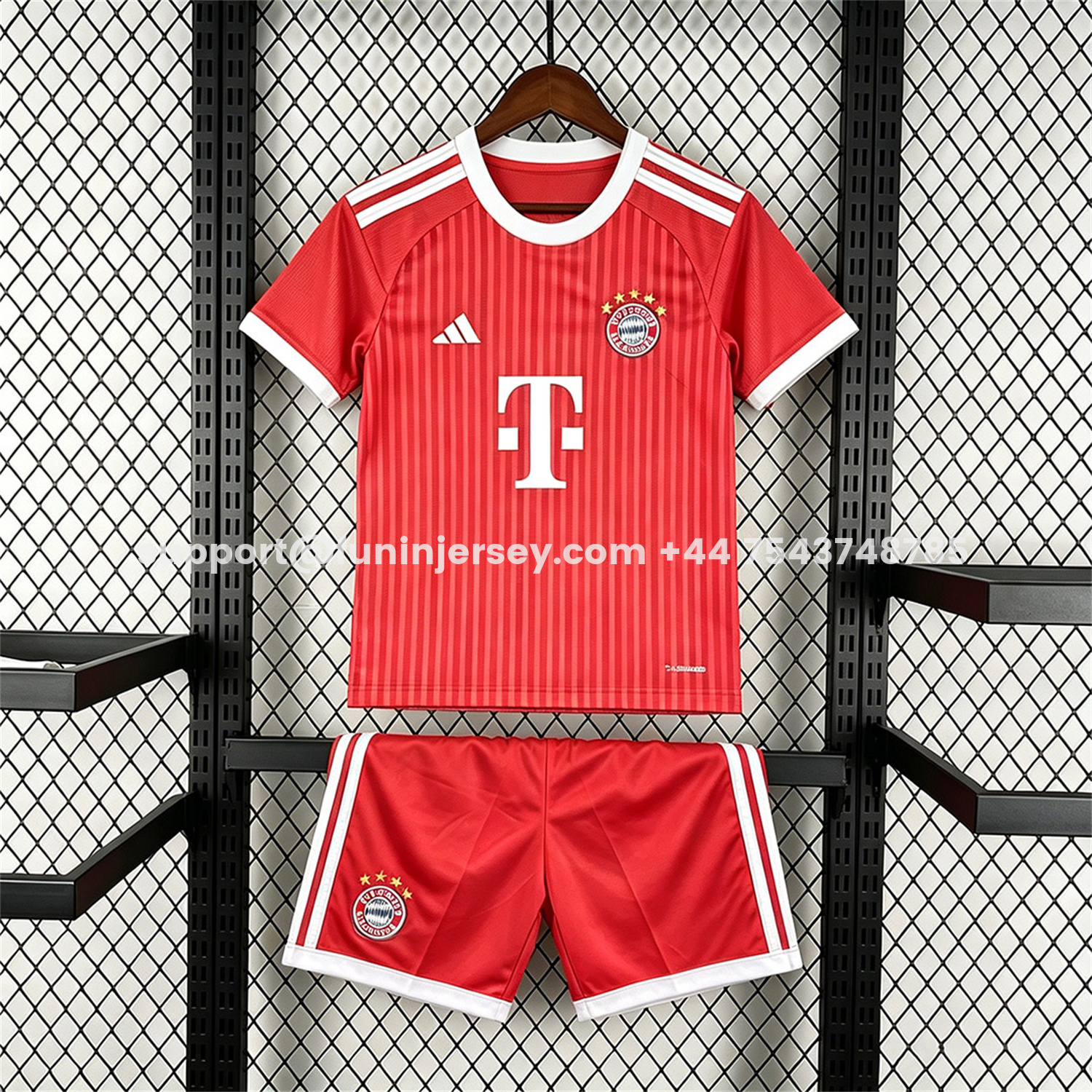 Funinjersey-Bayern Munich 26-27 Home Kids Kit