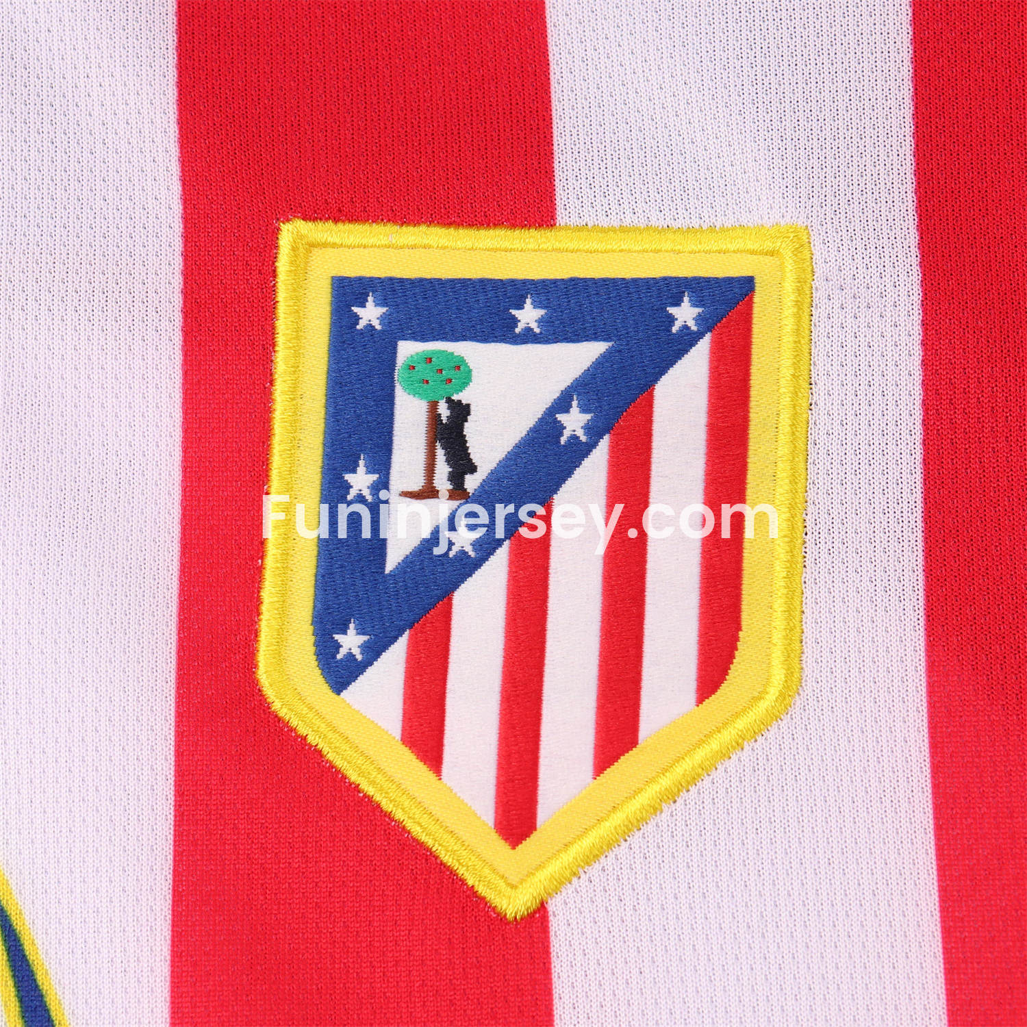 Funinjersey-Retro Atletico Madrid 2004-05 Home S.p.i.d.e.r M.a.n Special Kids Kit