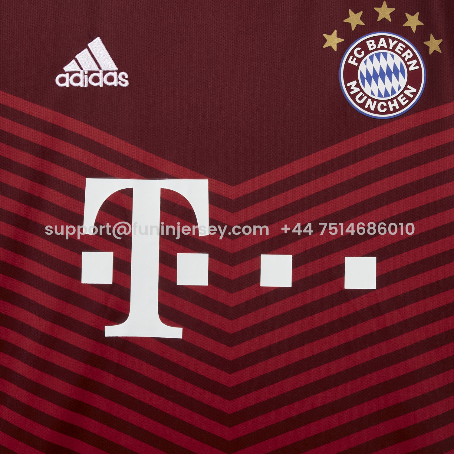 Funinjersey-Retro Bayern Munich 2021-22 Home Jersey