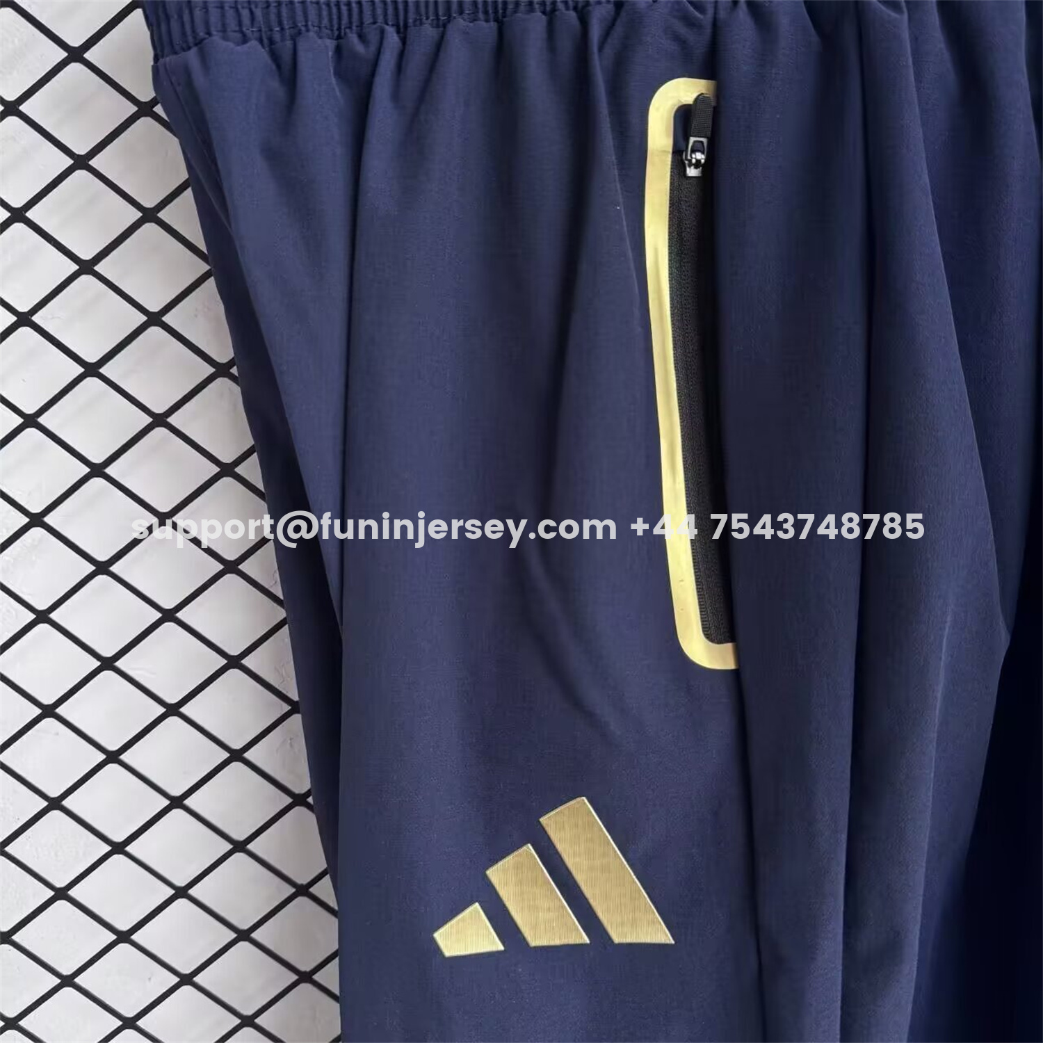 Funinjersey-Argentina 2026 Windbreaker Training Set - Blue Top and Black Pants