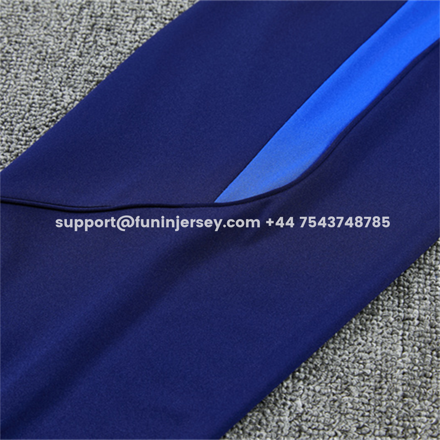 Funinjersey-Inter Milan 26-27 Long Sleeve Training Set - Blue Top & Royal Blue Pants