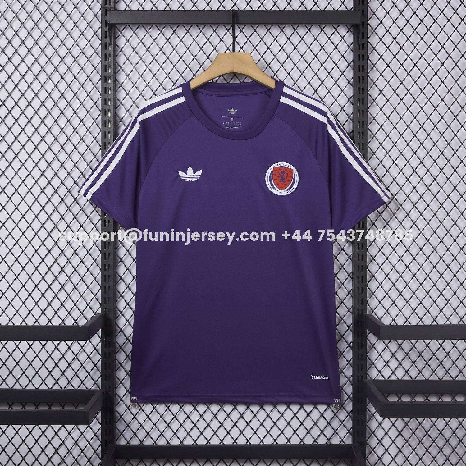 Funinjersey-S-c-o.t l.a-n.d 2026 Purple Travel Jersey - Player Version