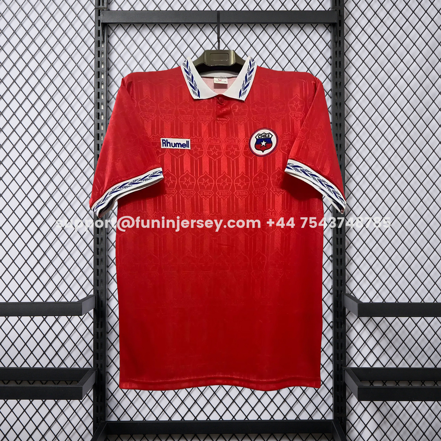 Funinjersey-Retro Chile 1995 Home Red Jersey
