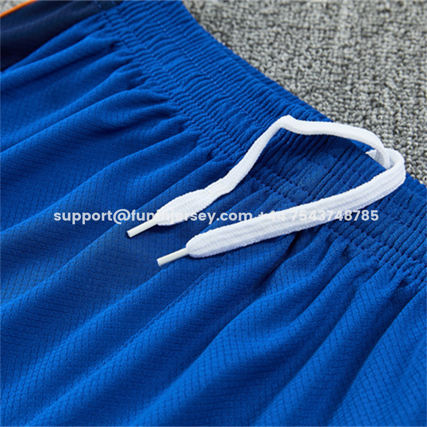 Funinjersey-France 2026 Short-Sleeve Training Set - Blue Top & Shorts