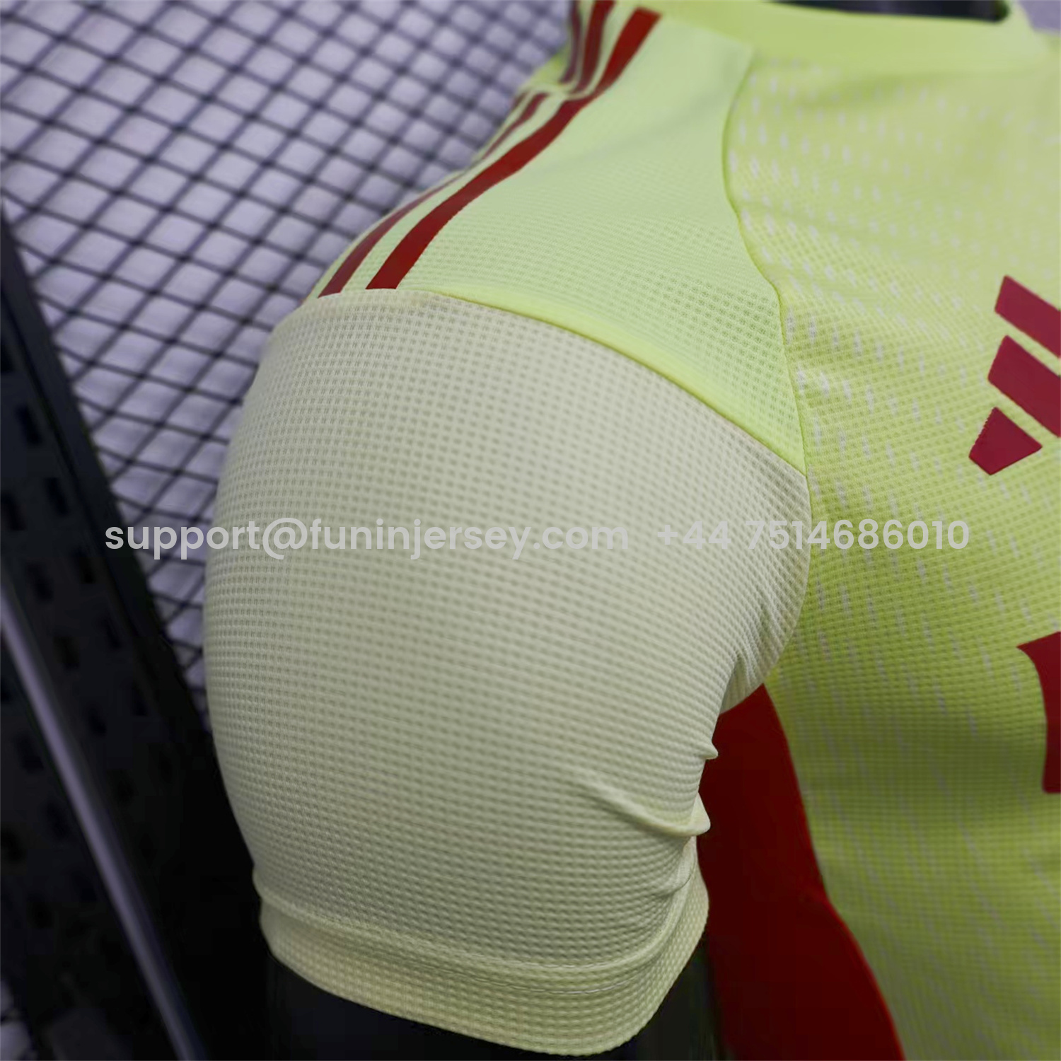 Funinjersey-Arsenal 25-26 Light Yellow Goalkeeper Jersey - Player Version