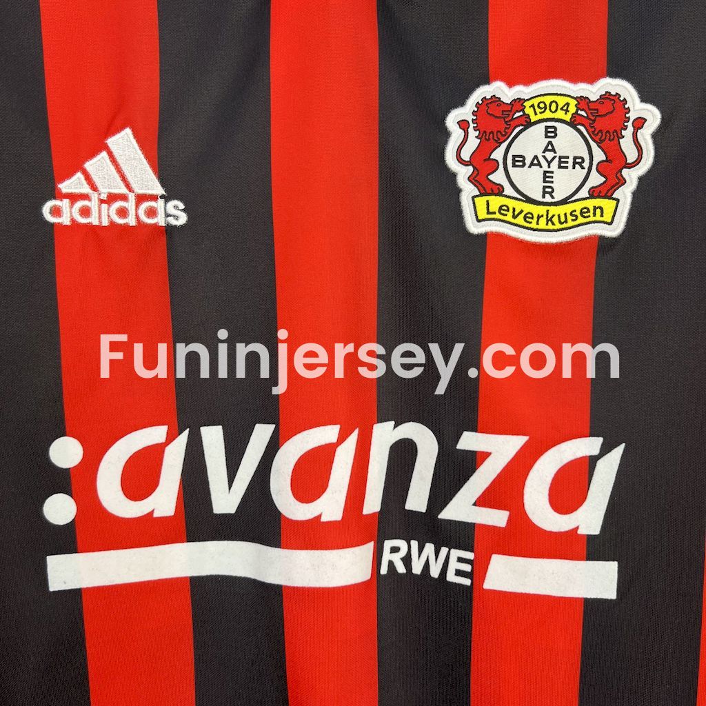 Funinjersey-Retro Bayer 04 Leverkusen 2000-01 Home Jersey