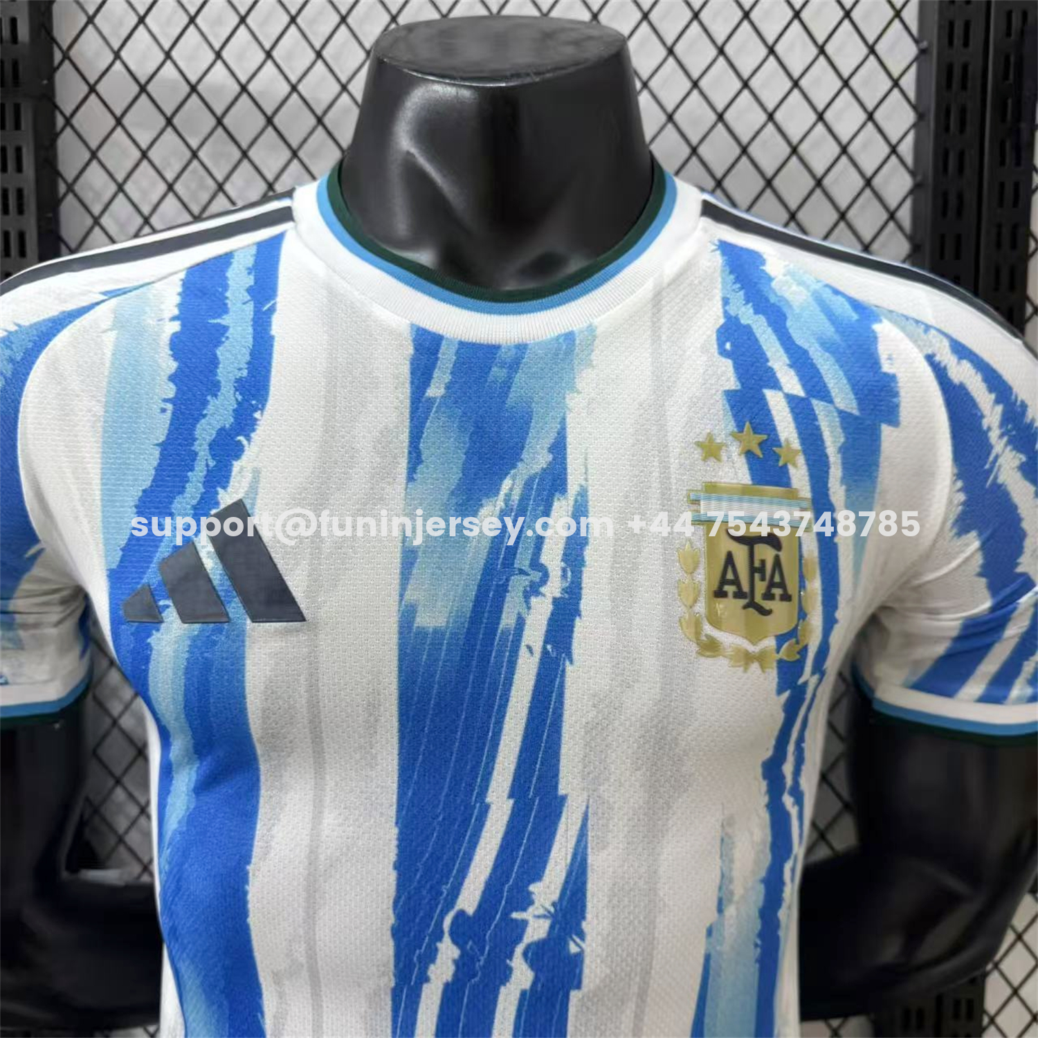 Funinjersey-Argentina 2026 Blue And White Twill Special Jersey - Player Version