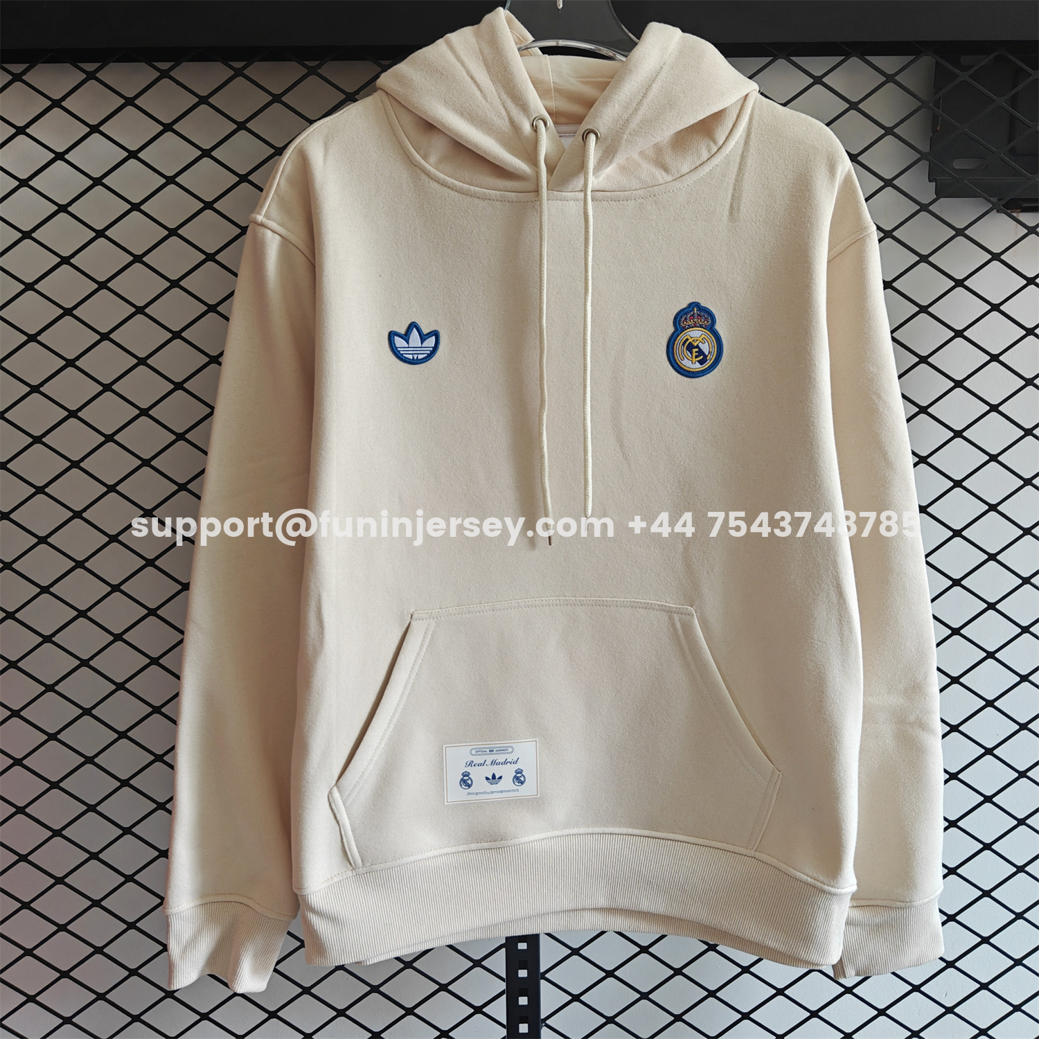 Funinjersey-Real Madrid 25-26 Originals Terrace Icon Unisex Pullover Hoodie