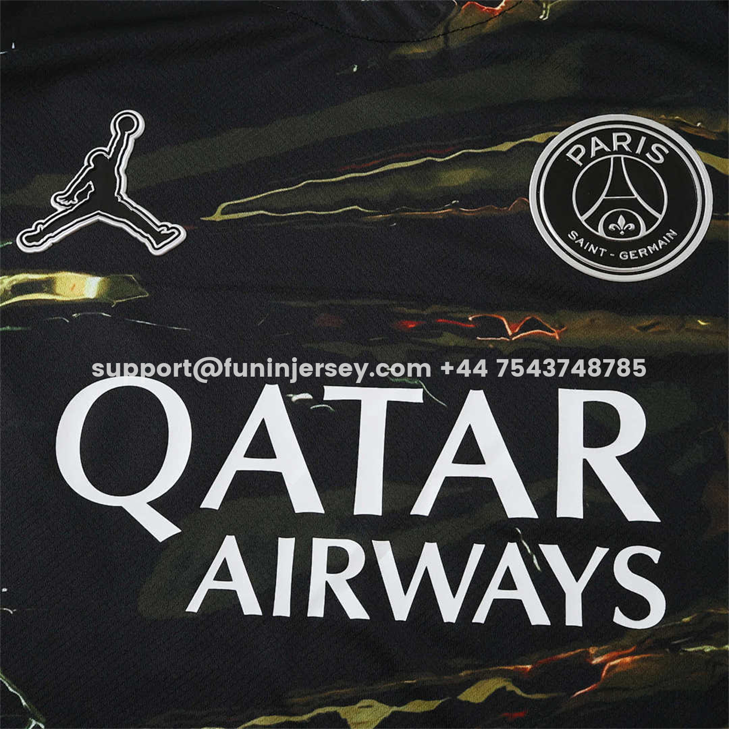 FUN-Funinjersey-【Champion 26 Font】Paris Saint-Germain PSG 25-26 Night Version Fifth Jersey - Fans Version
