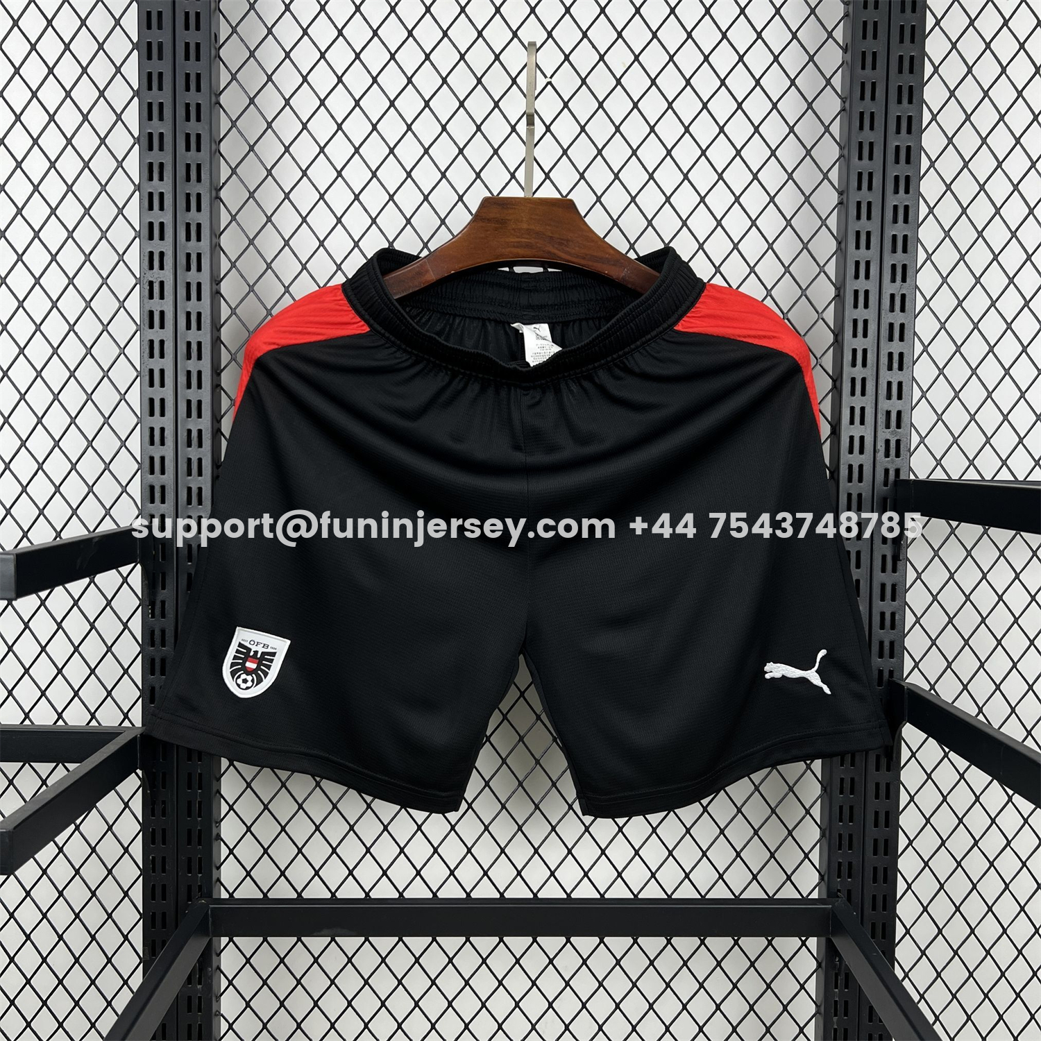 Funinjersey-Austria 2026 Home Shorts - Fans Version