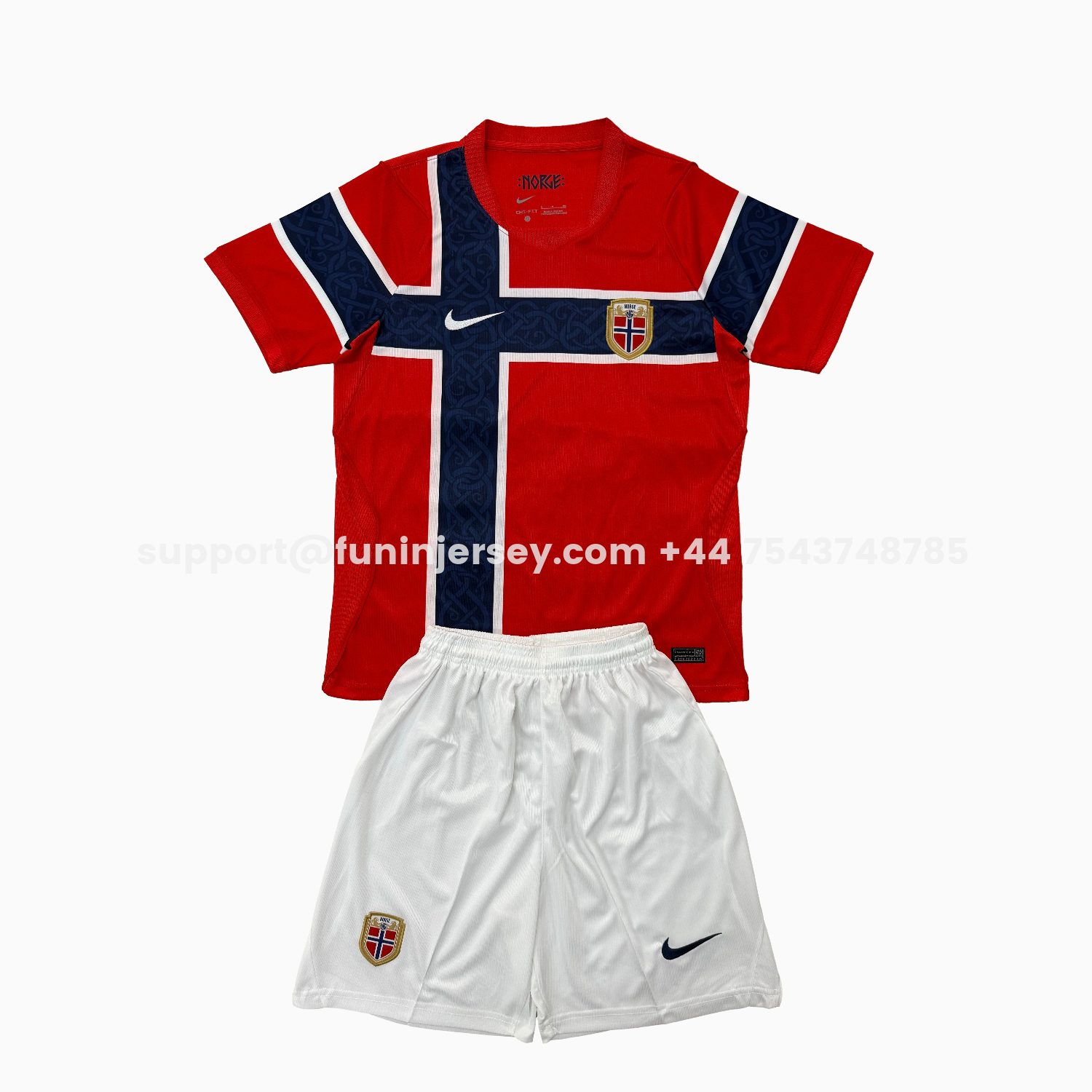 Funinjersey-Norway 2026 Home Men's Adult Jersey Set - Fans Version
