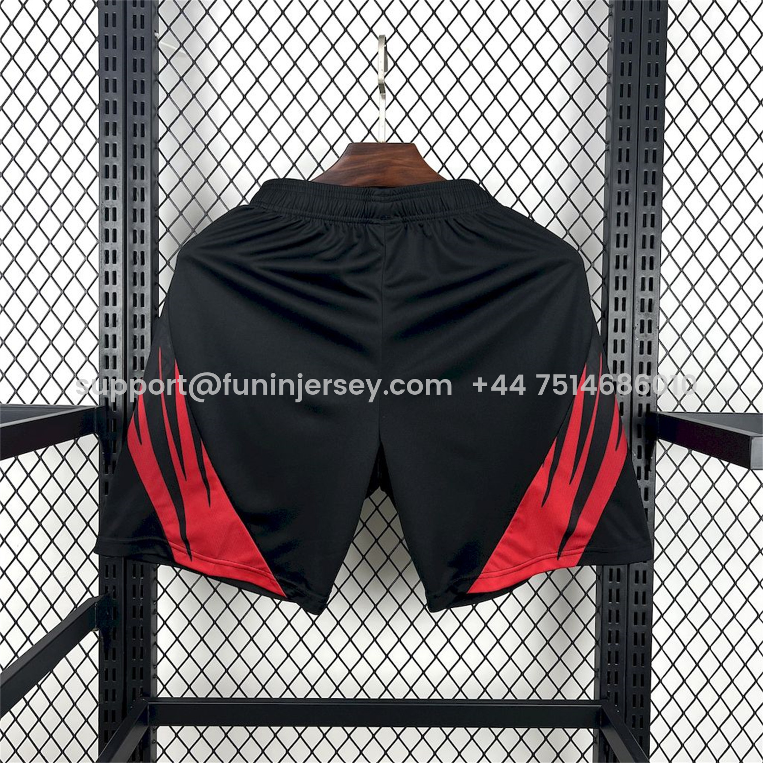 Funinjersey-Flamengo 25-26 Away Black Shorts - Fans Version