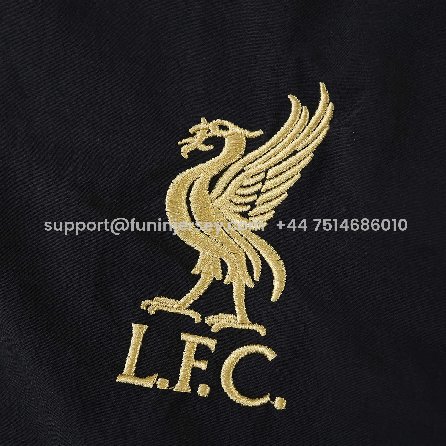 Funinjersey-Liver.pool 25-26 Throwback Windbreaker Jacket - Black