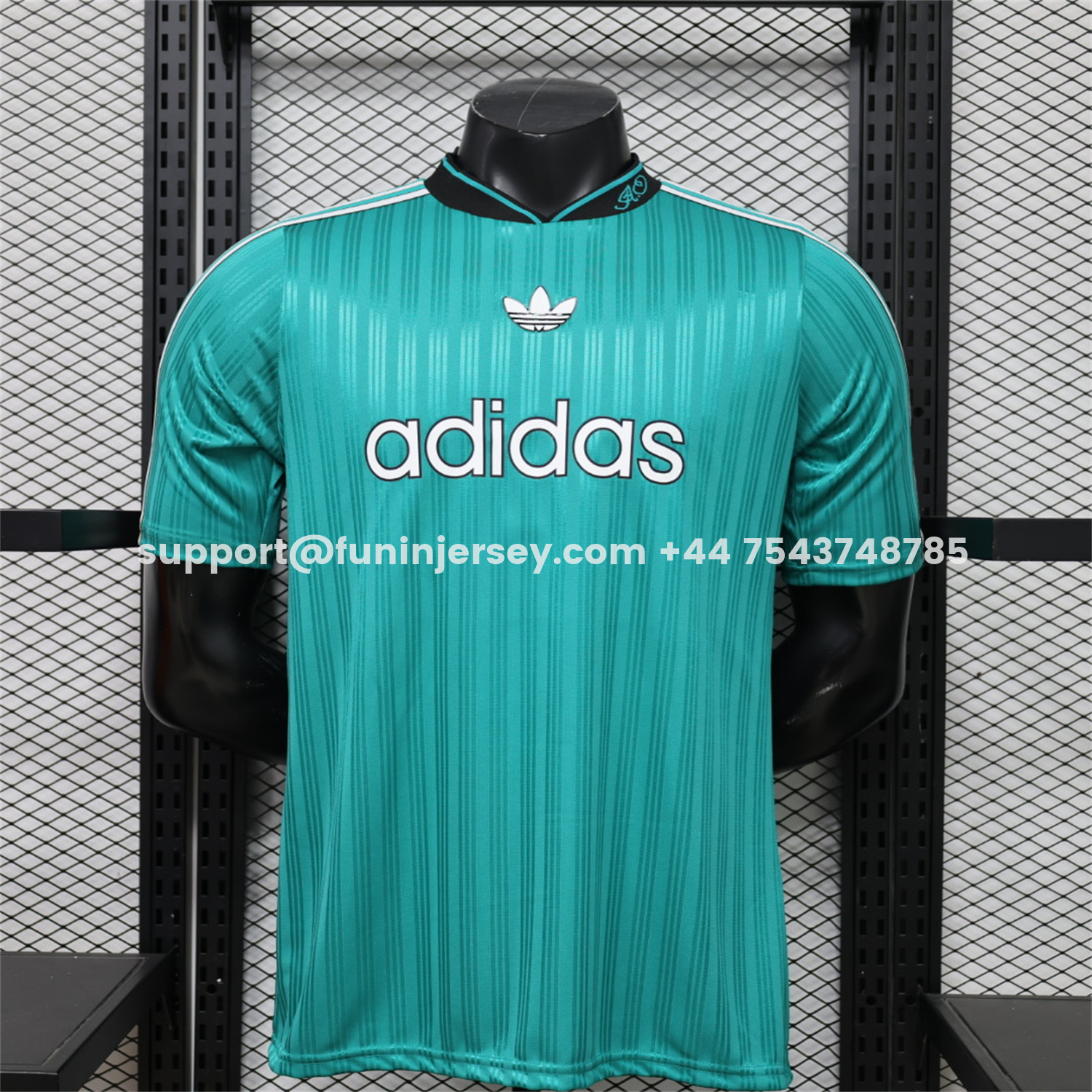 Funinjersey-Adidas 26-27 Terrace Icon Retro Casual Style Green Jersey - Player Version