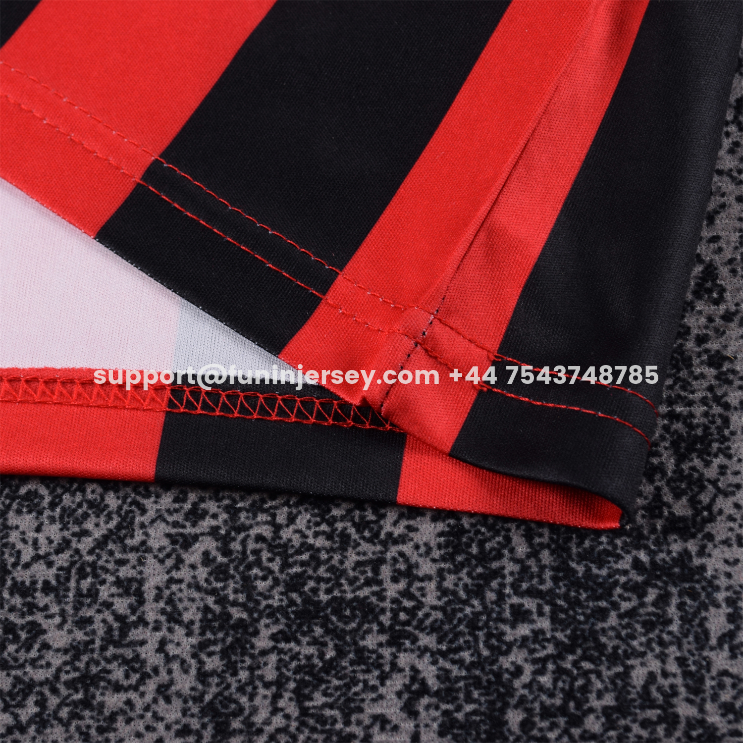 Funinjersey-Retro AC Milan 1990-91 Home Kids Kit