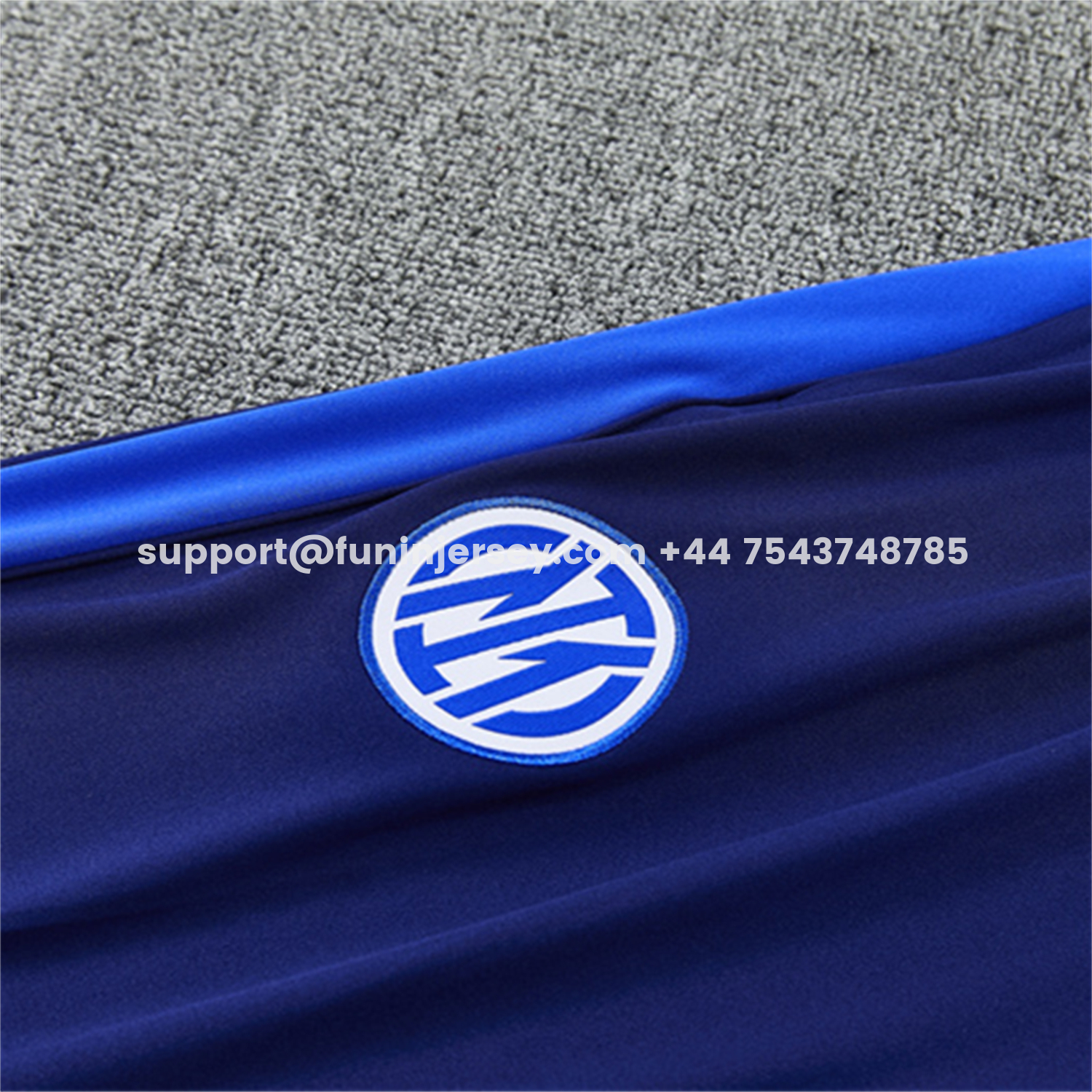 Funinjersey-Inter Milan 26-27 Long Sleeve Training Set - Blue Top & Royal Blue Pants