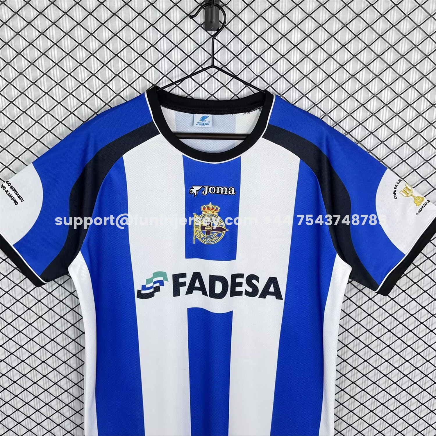 Funinjersey-Retro Deportivo de La Coruña 2001-02 Home Jersey