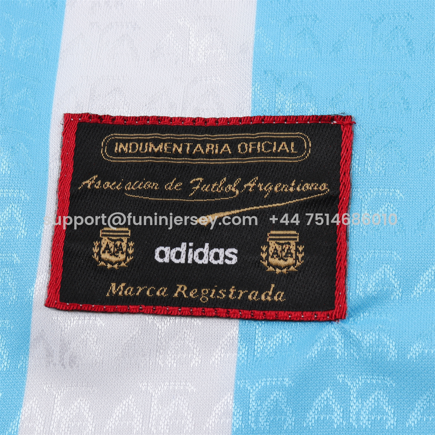 Funinjersey-Retro Argentina 1994 Home Kids Kit