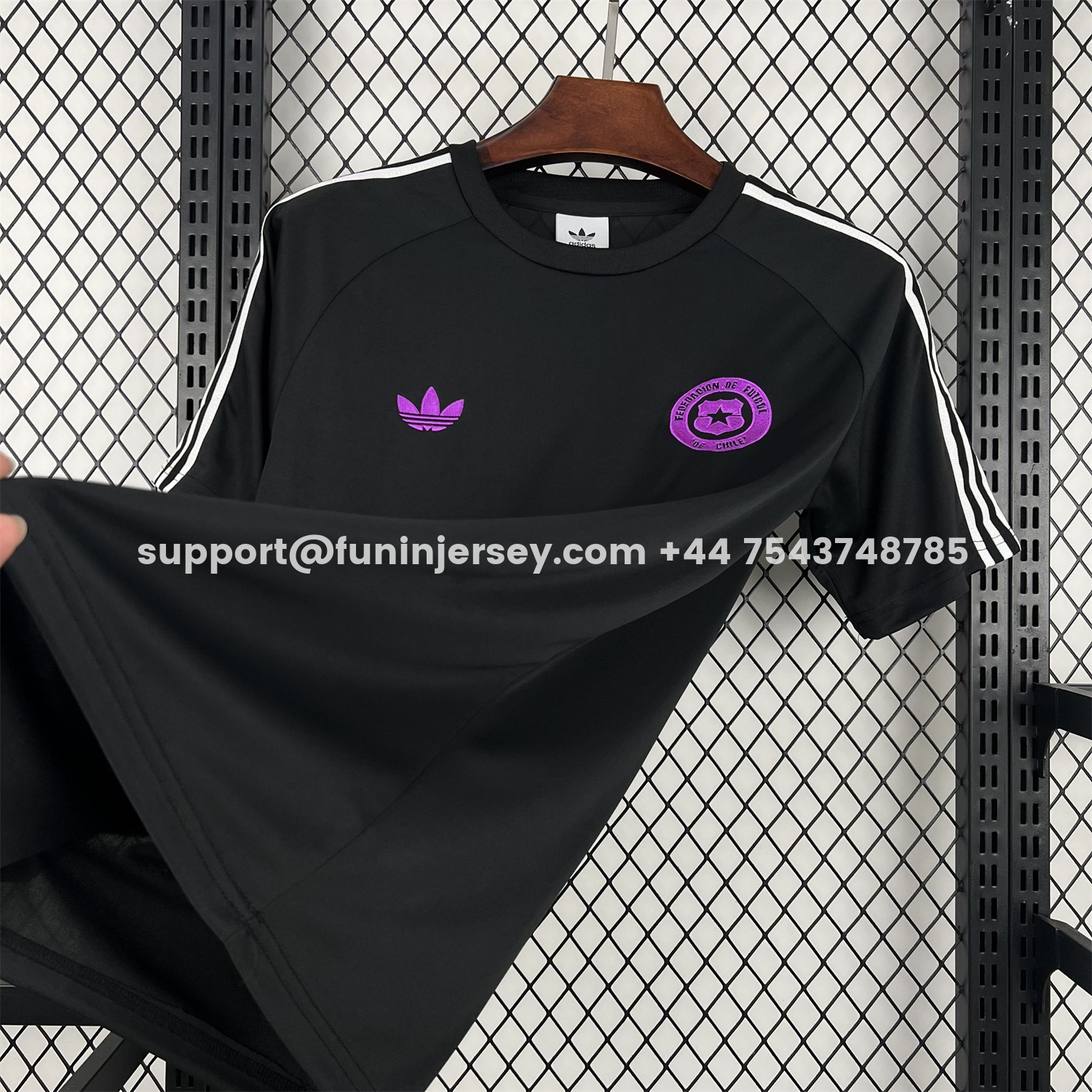 Funinjersey-Chile 2026 Black With White Stripes Special Edition Jersey - Fans Version