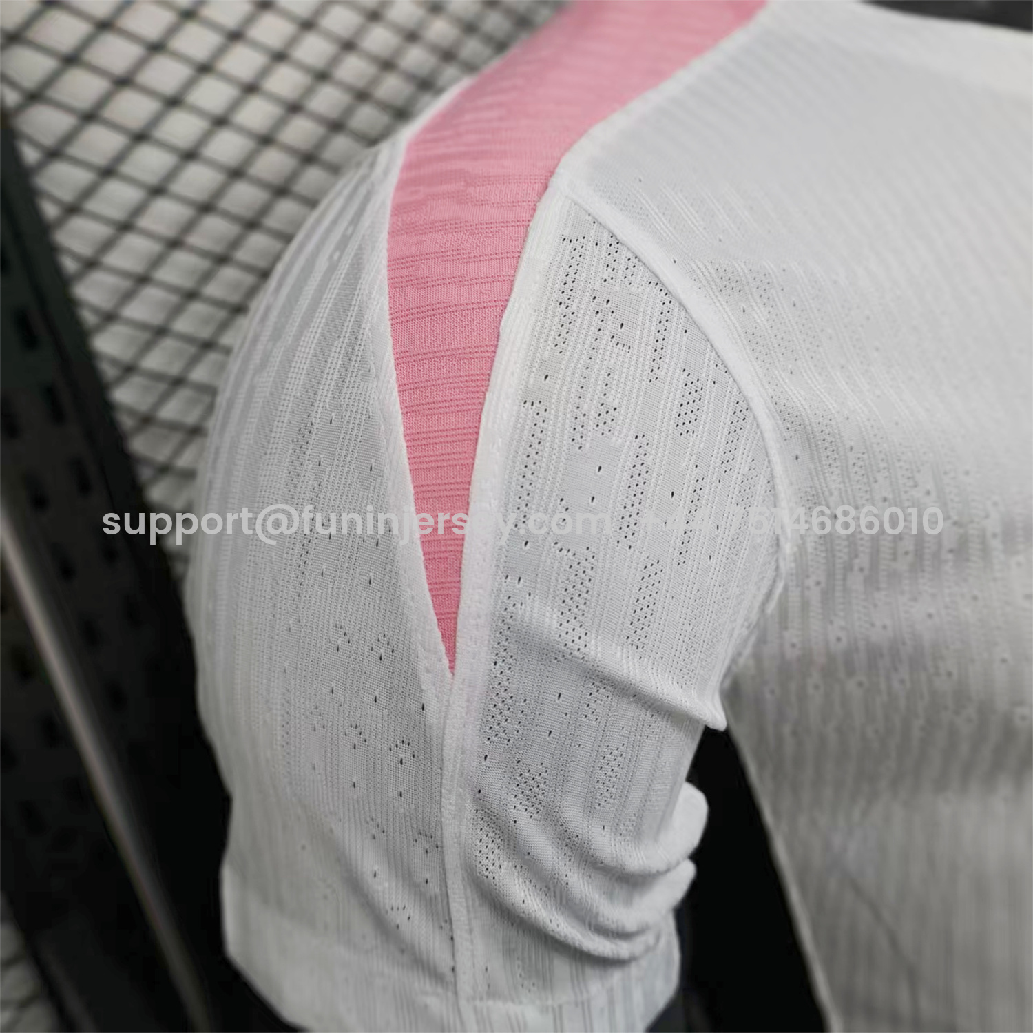 Funinjersey-Paris Saint-Germain PSG 25-26 White Pre-Match Training Jersey - Player Version